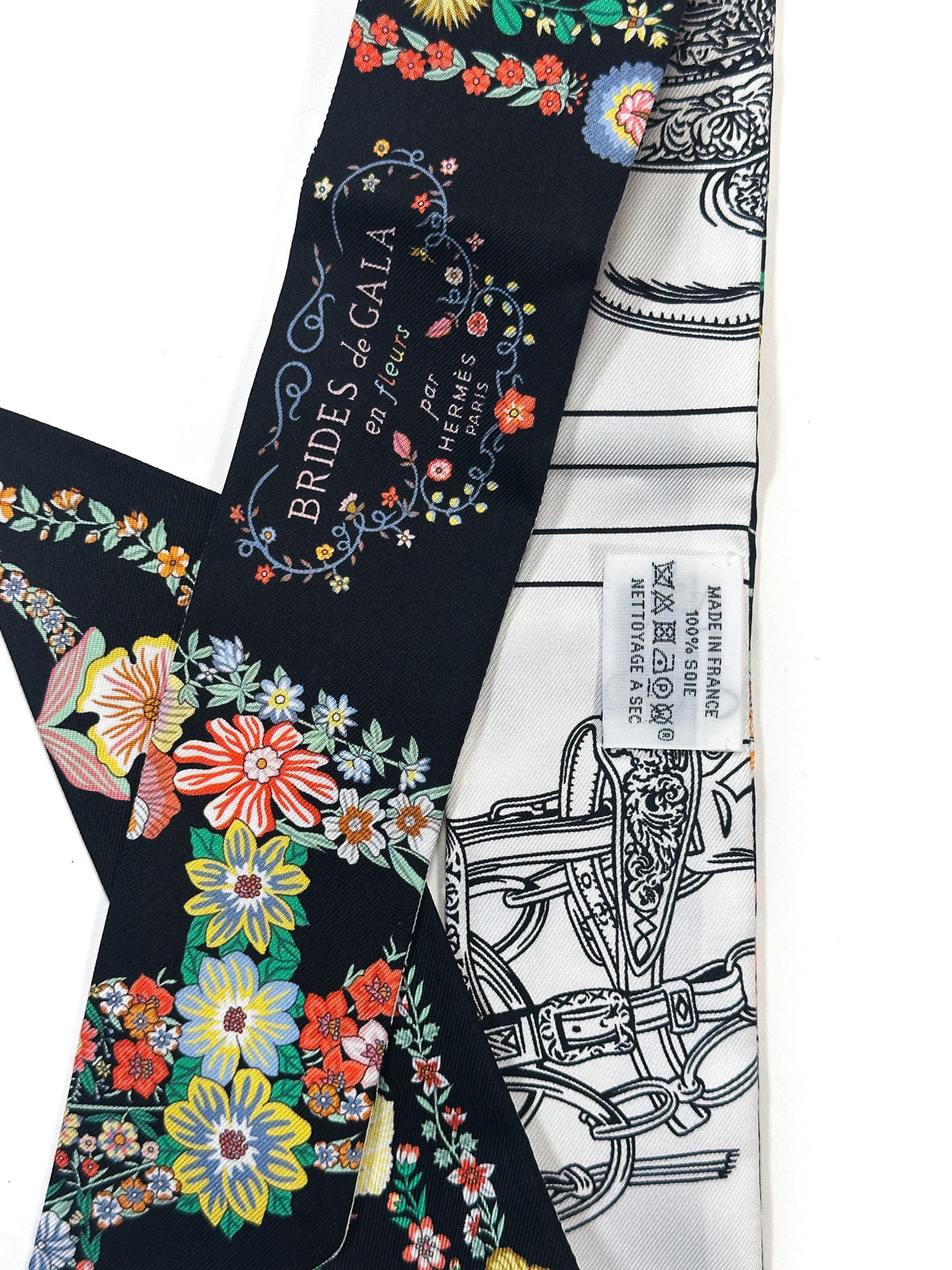 Hermès Brides de Gala en Fleurs Twilly