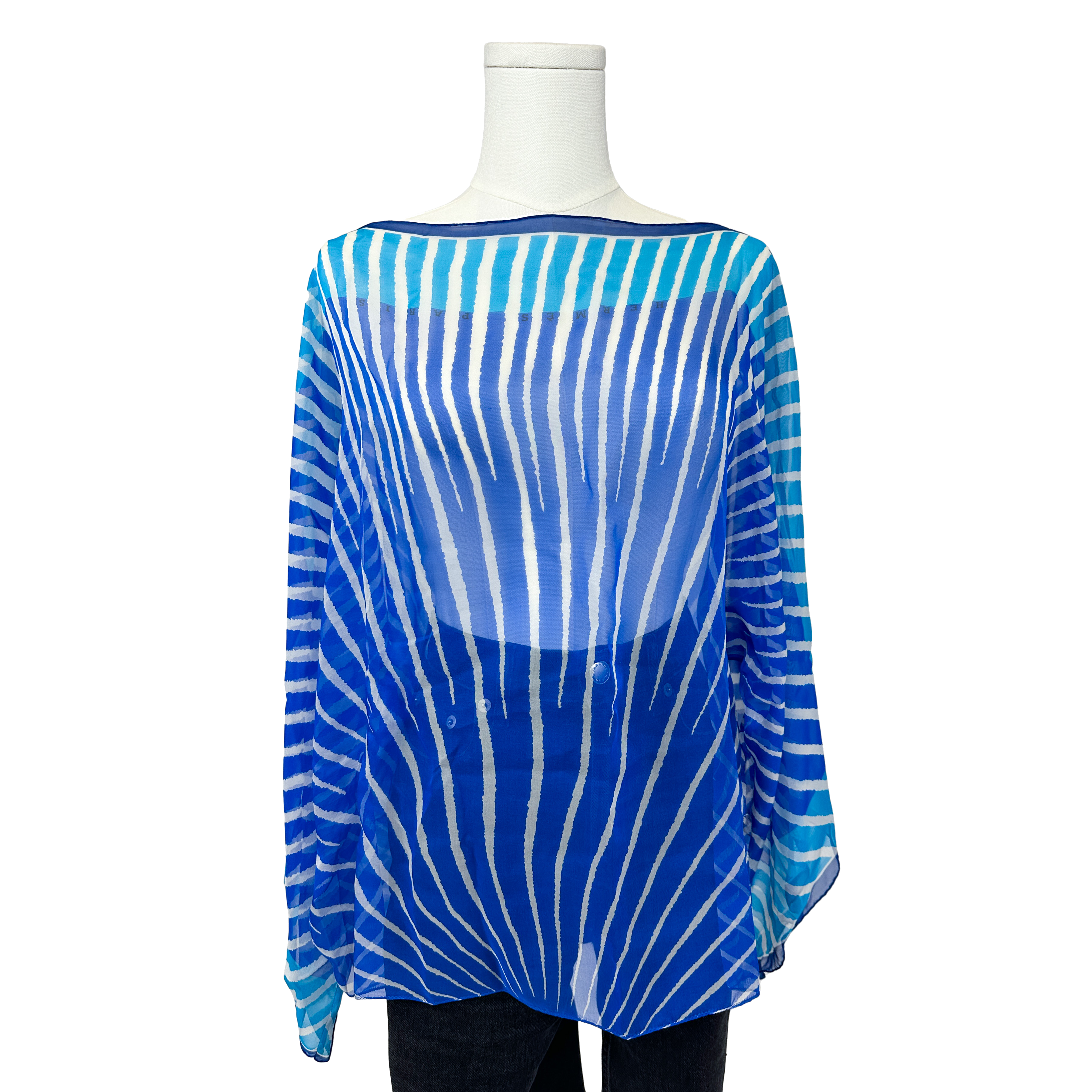 Hermès Soleil Mousseline Top