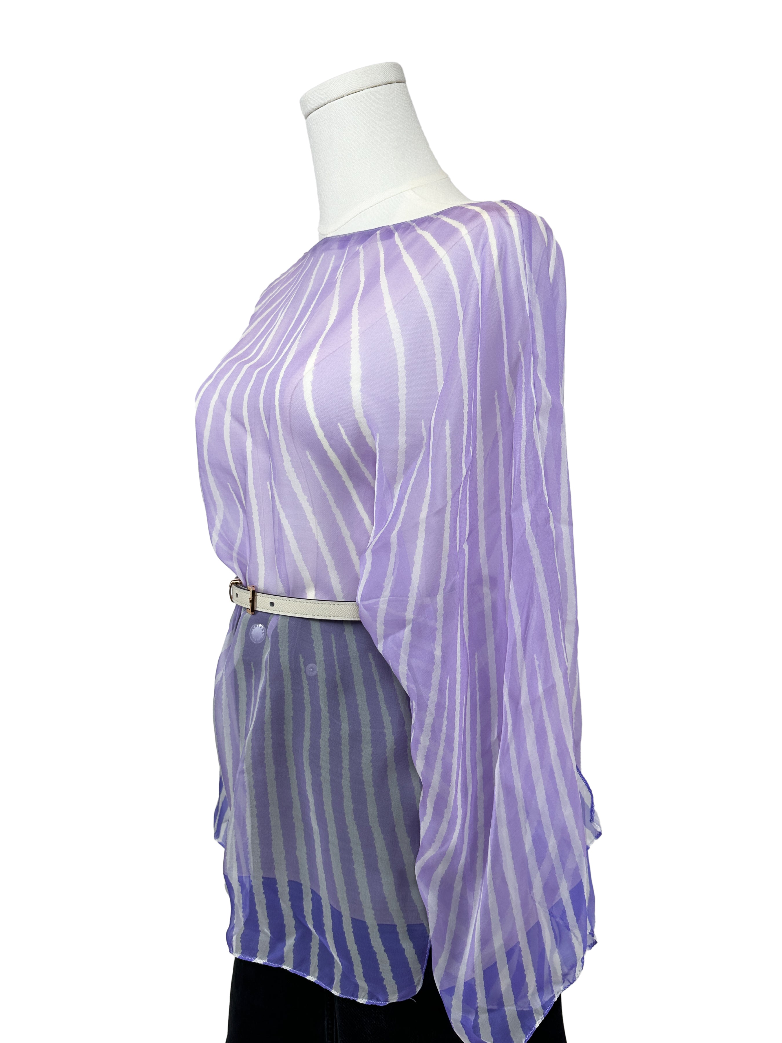 Hermès Soleil Mousseline Top