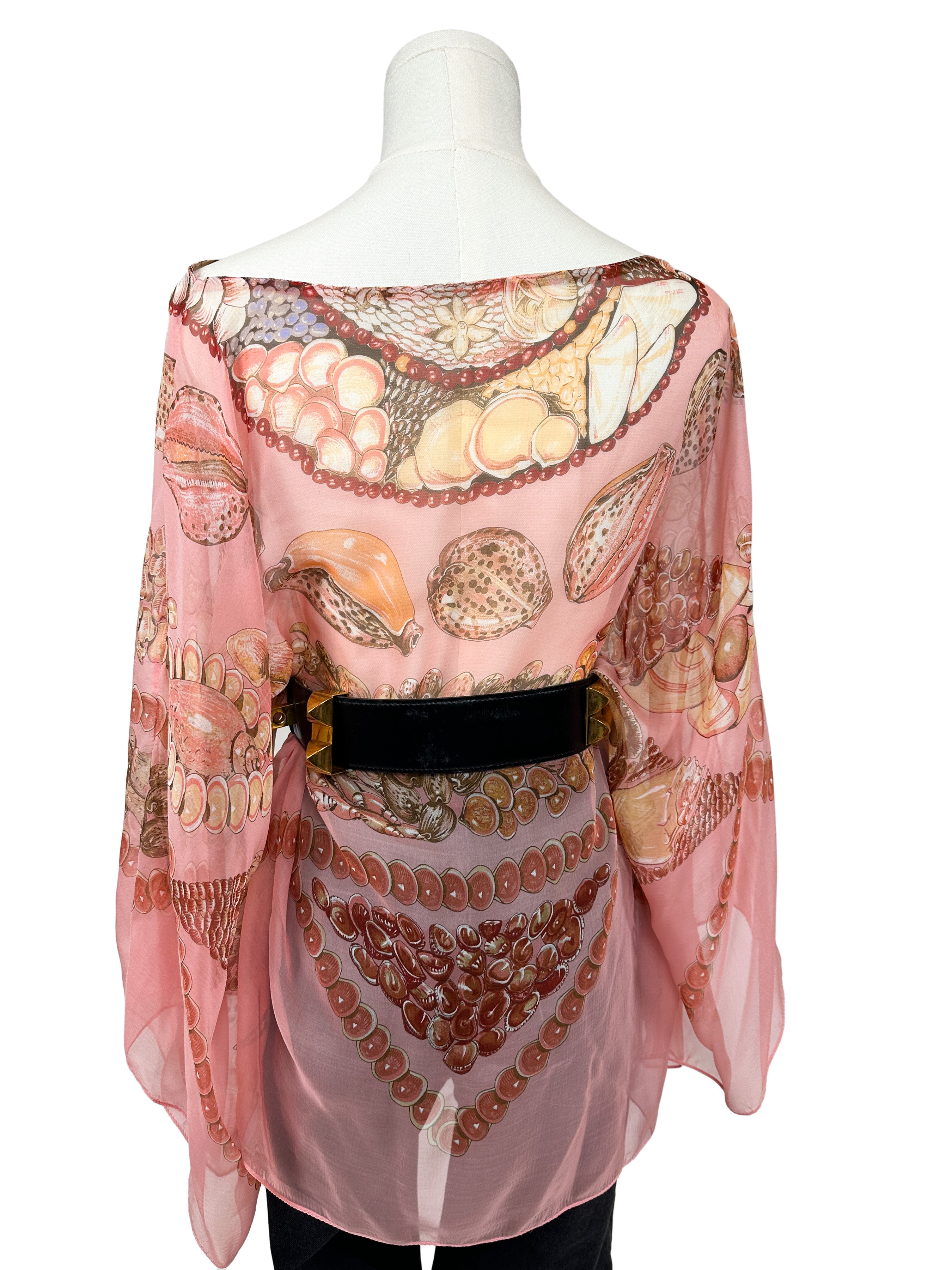 Hermès Rocaille Mousseline Top