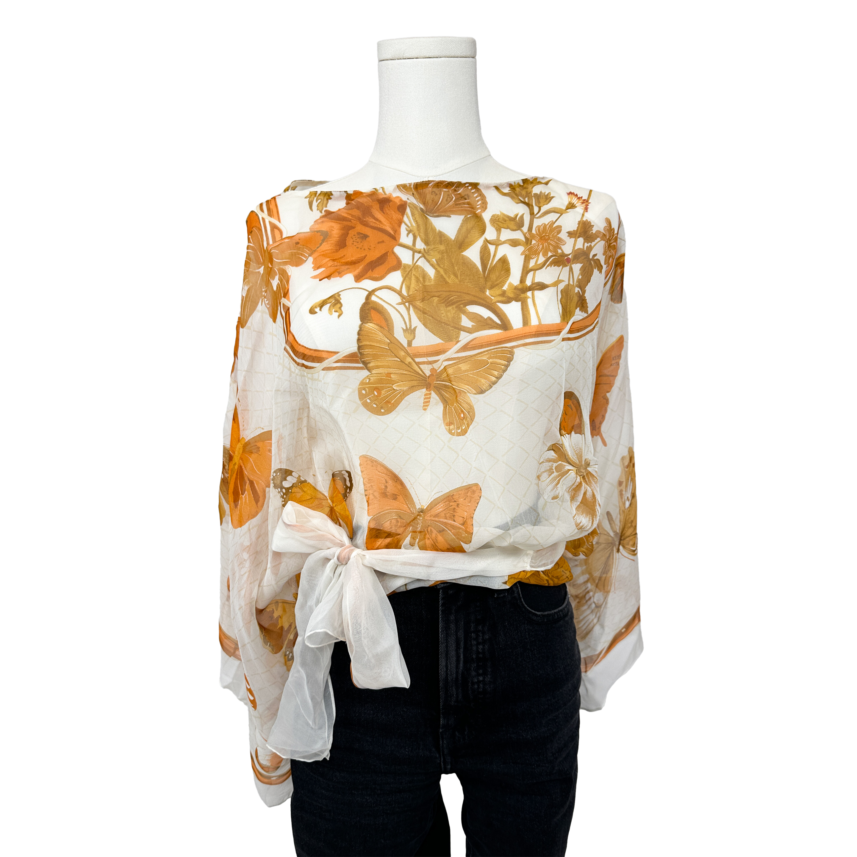 Hermès Farandole Mousseline Top