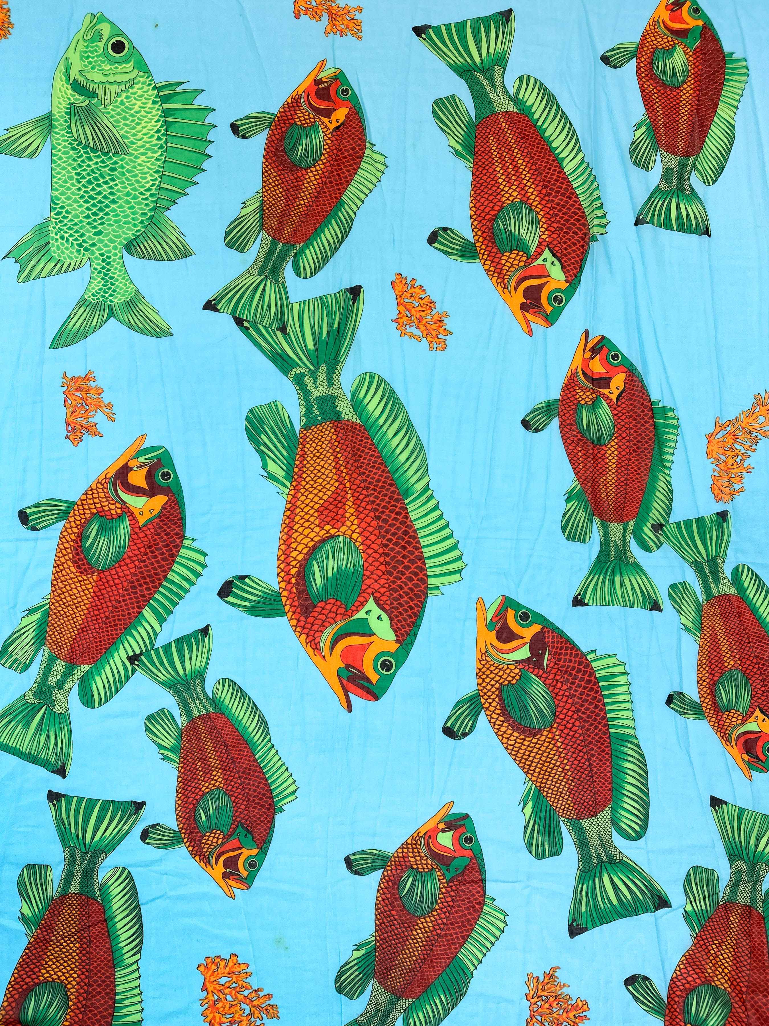 Hermès Fish Cotton Pareo
