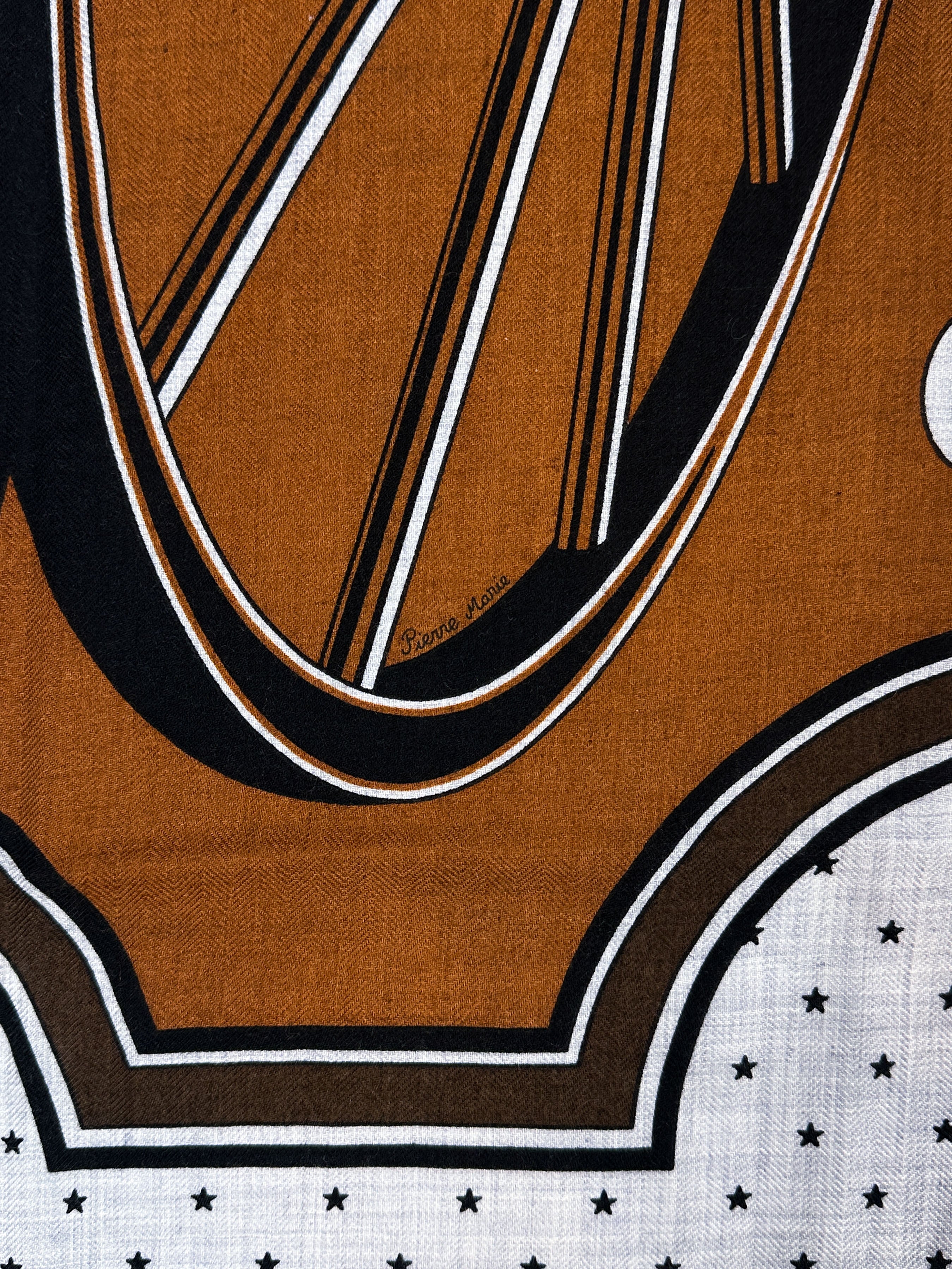 Hermès Les Roues de Phaéton Bandana Cashmere Silk 140