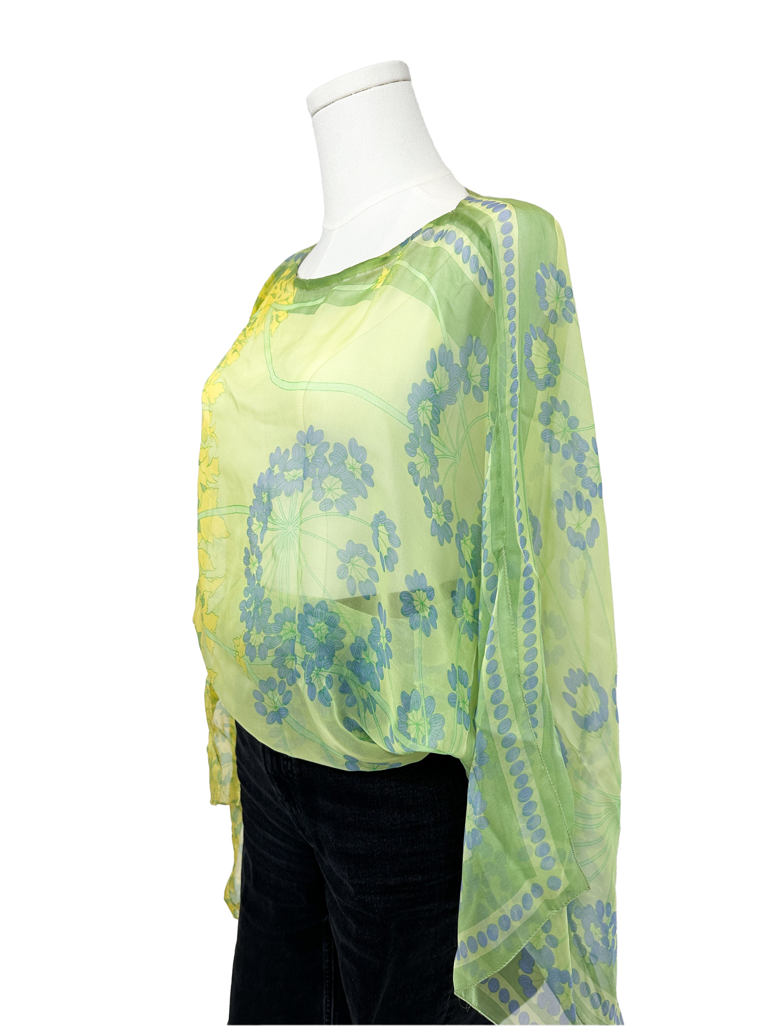 Hermès Ombelles Mousseline Top