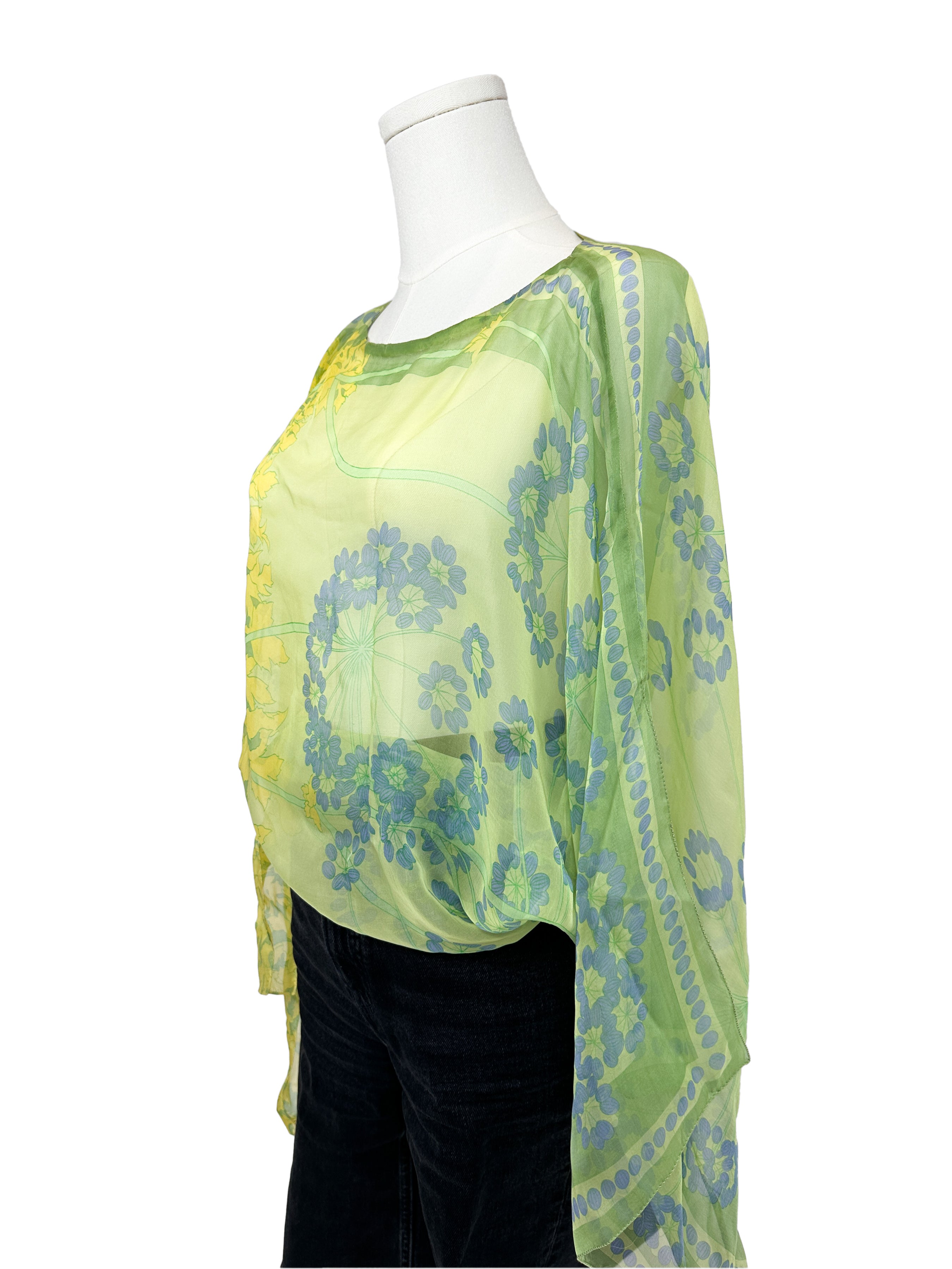 Hermès Ombelles Mousseline Top