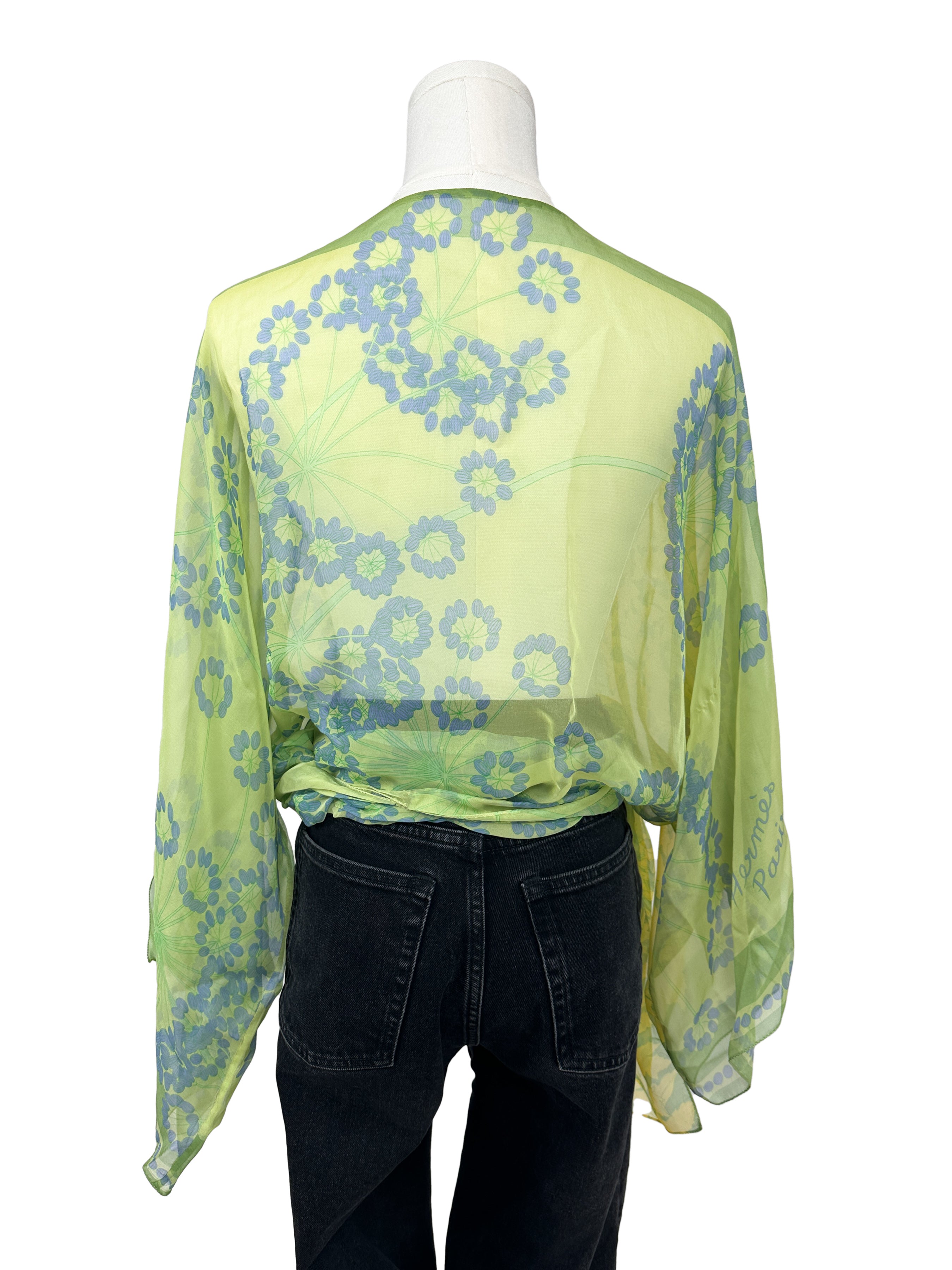 Hermès Ombelles Mousseline Top