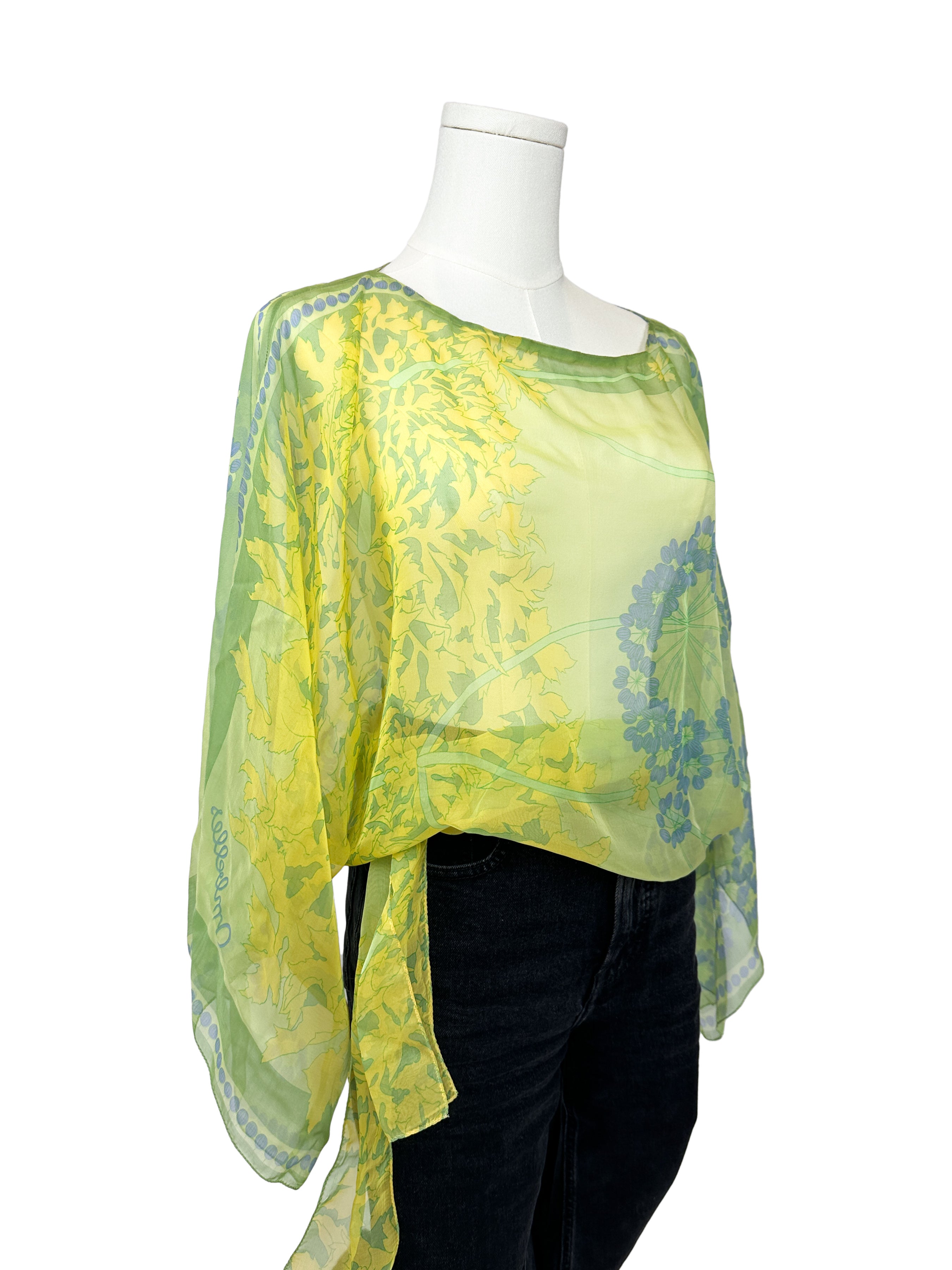 Hermès Ombelles Mousseline Top