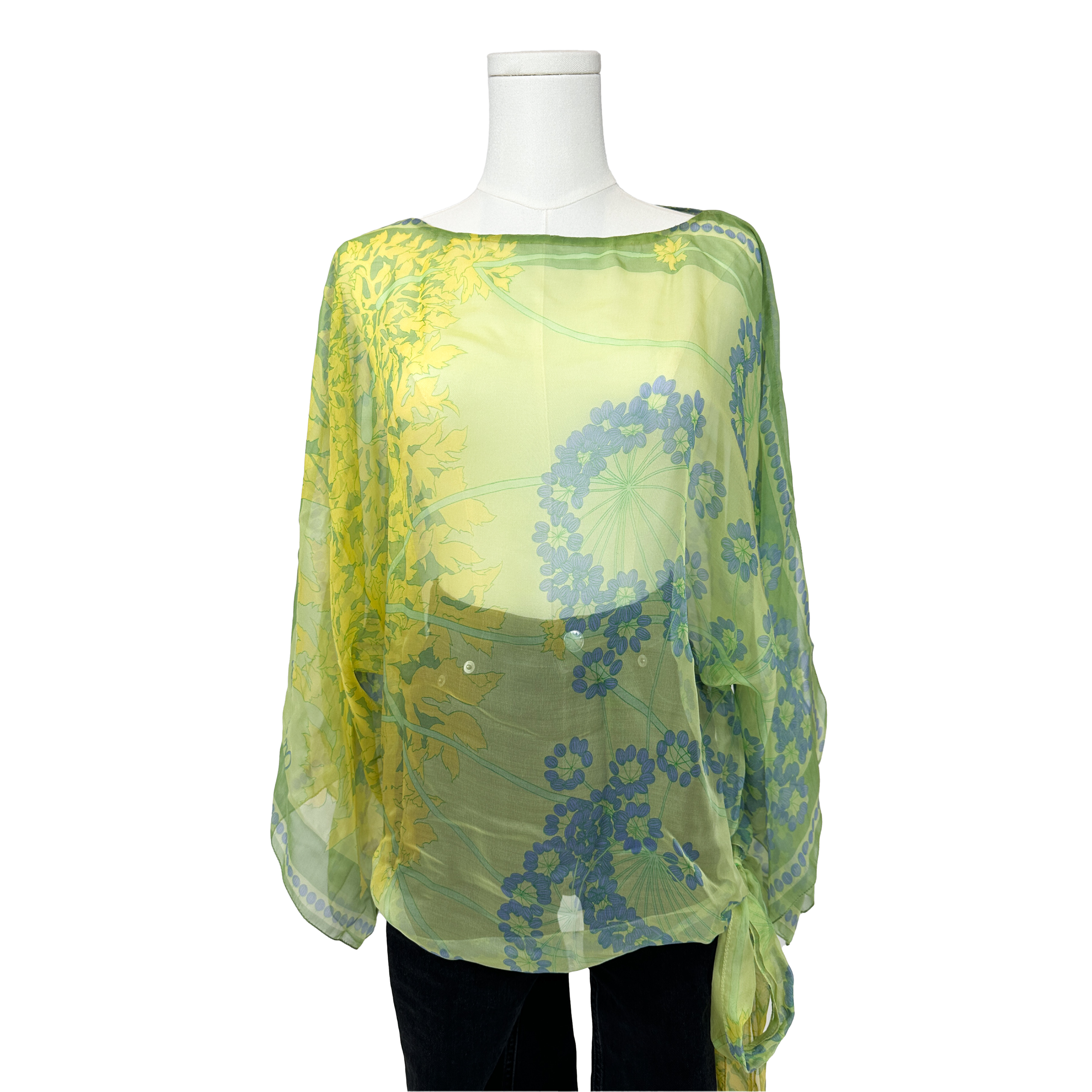 Hermès Ombelles Mousseline Top