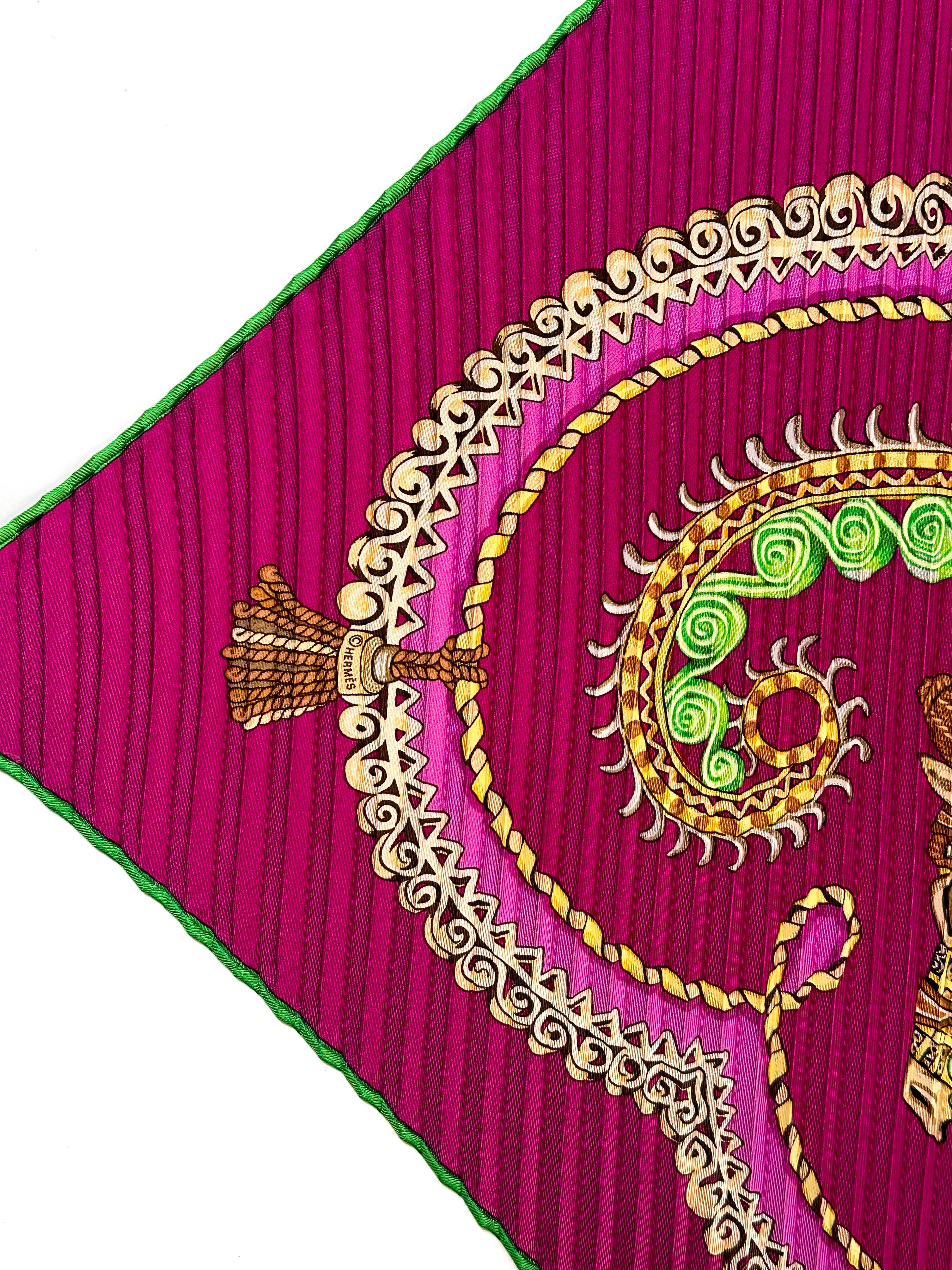 Hermès Paperoles Plissé 90