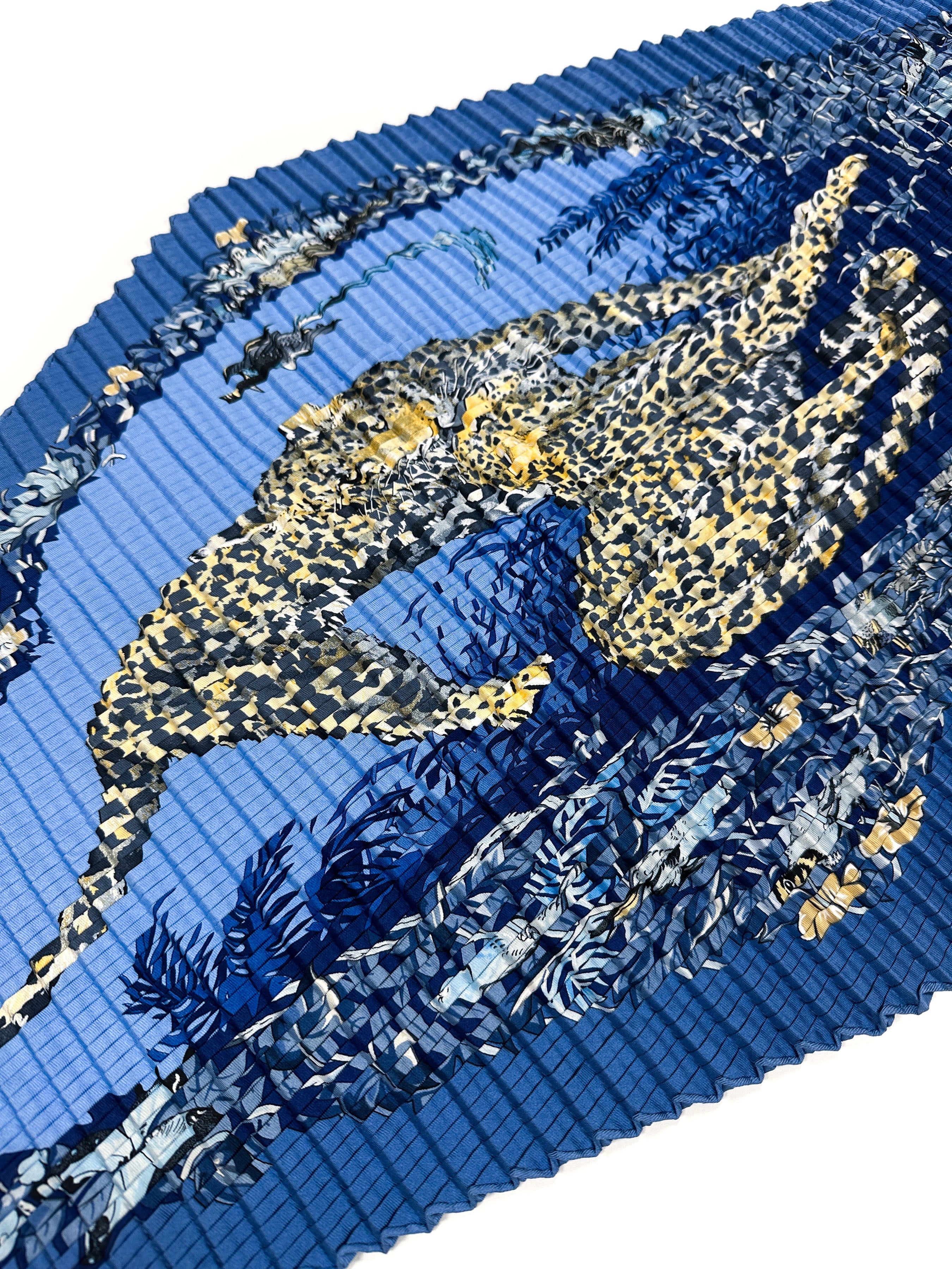 Hermès Jungle Love Mosaic Plissé 90