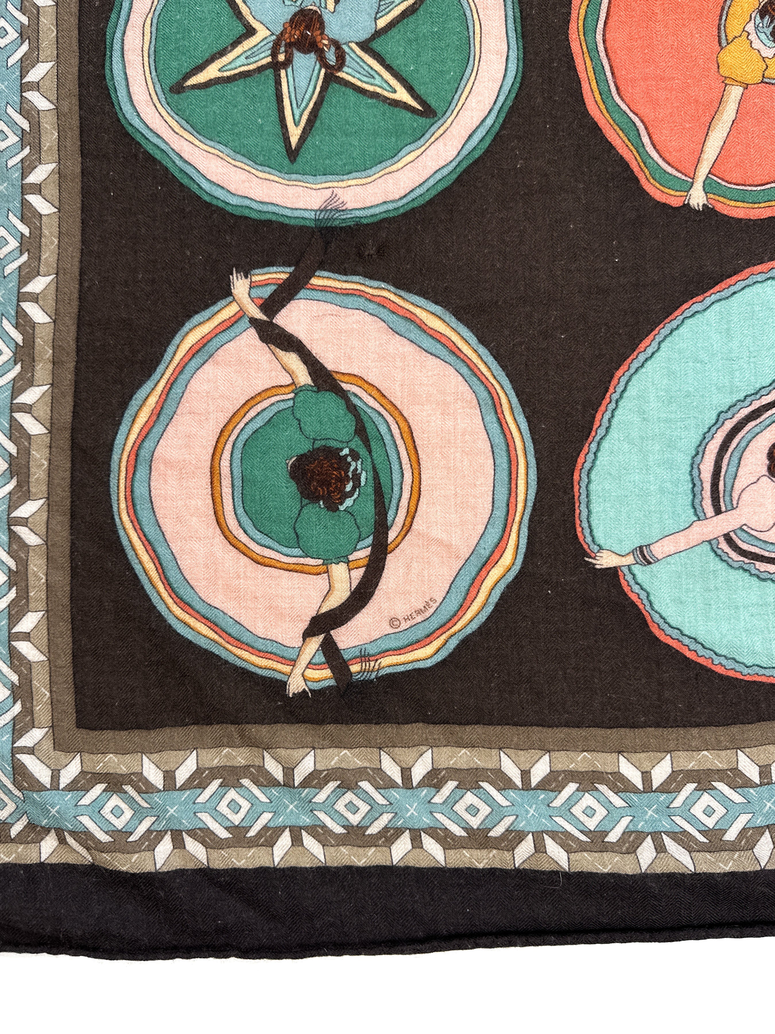 Hermès Belles du Mexique Cashmere Silk 140
