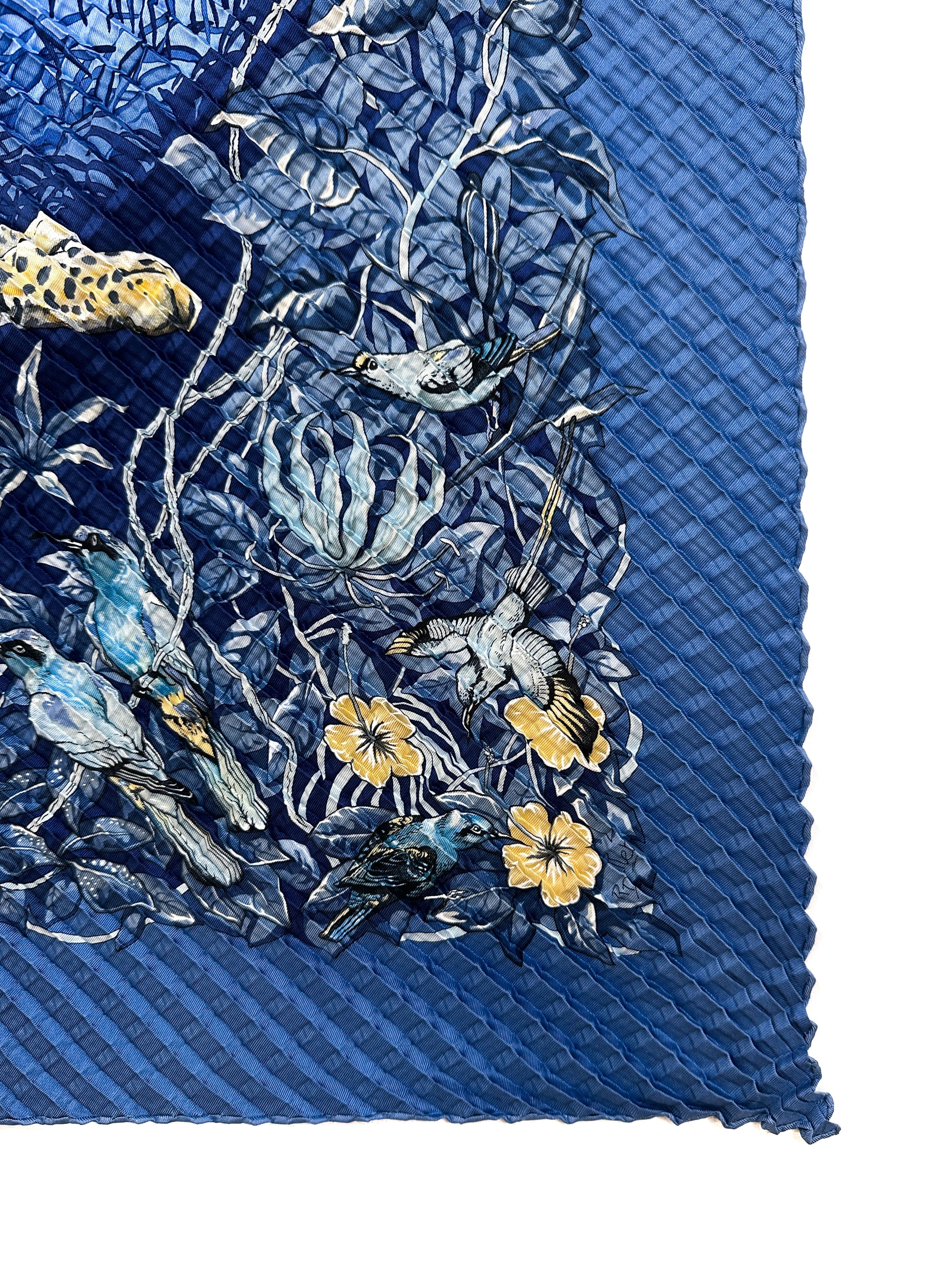 Hermès Jungle Love Mosaic Plissé 90