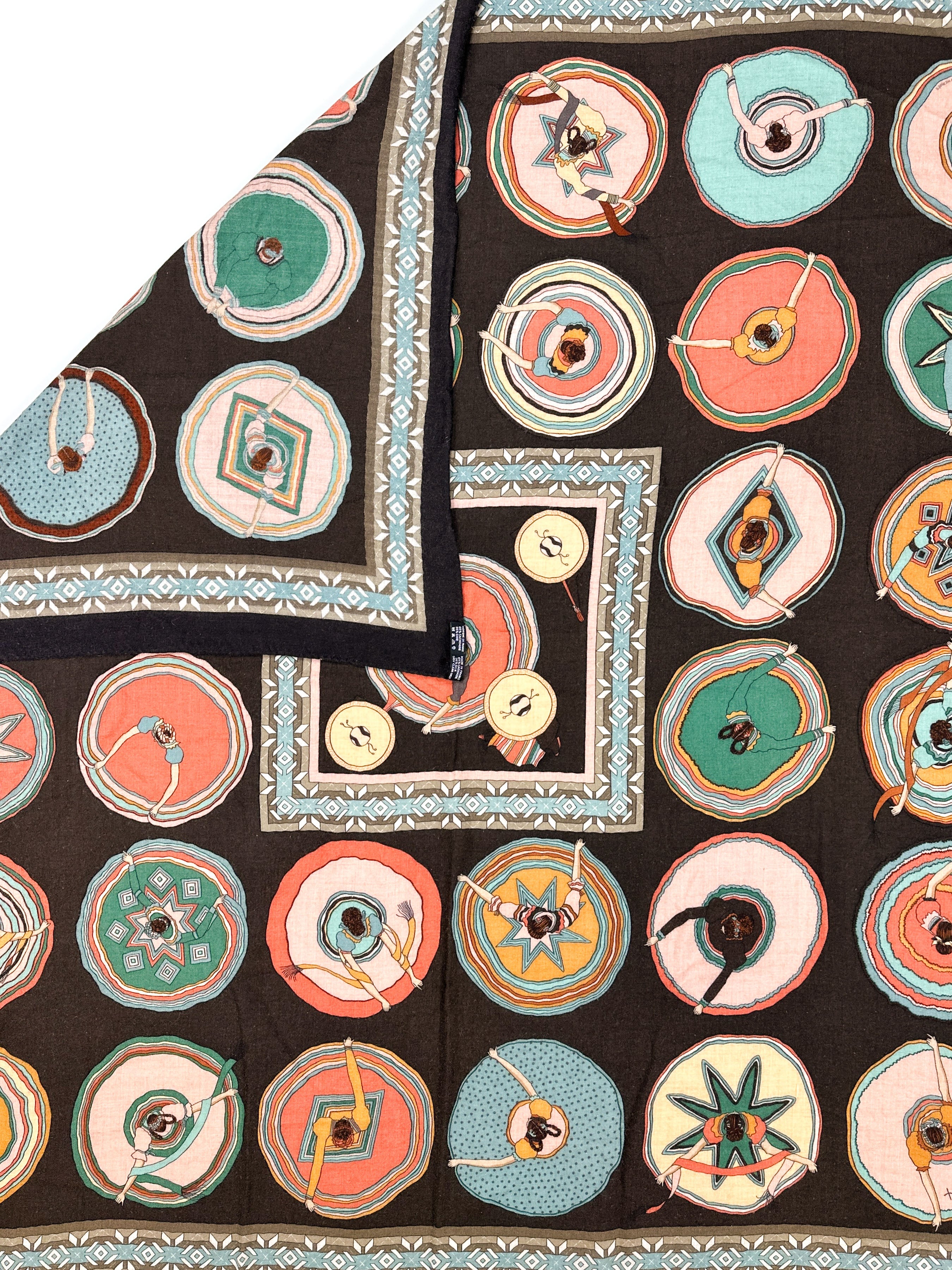 Hermès Belles du Mexique Cashmere Silk 140