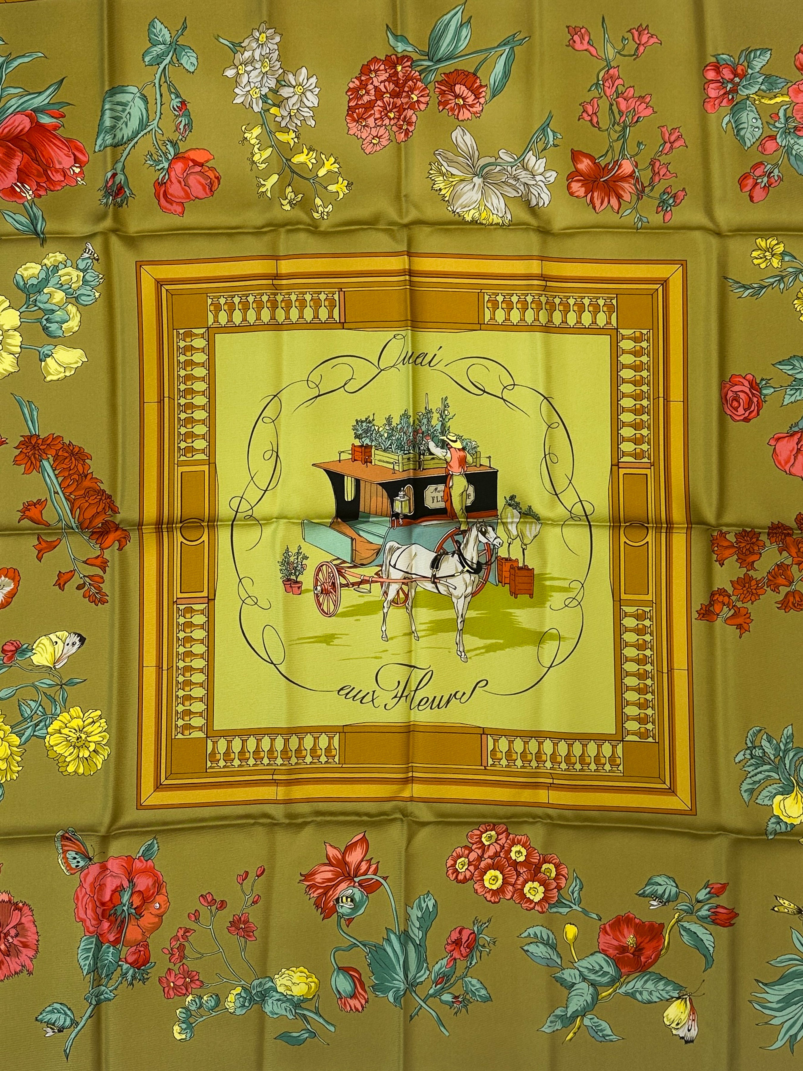 Hermès Quai Aux Fleurs 90