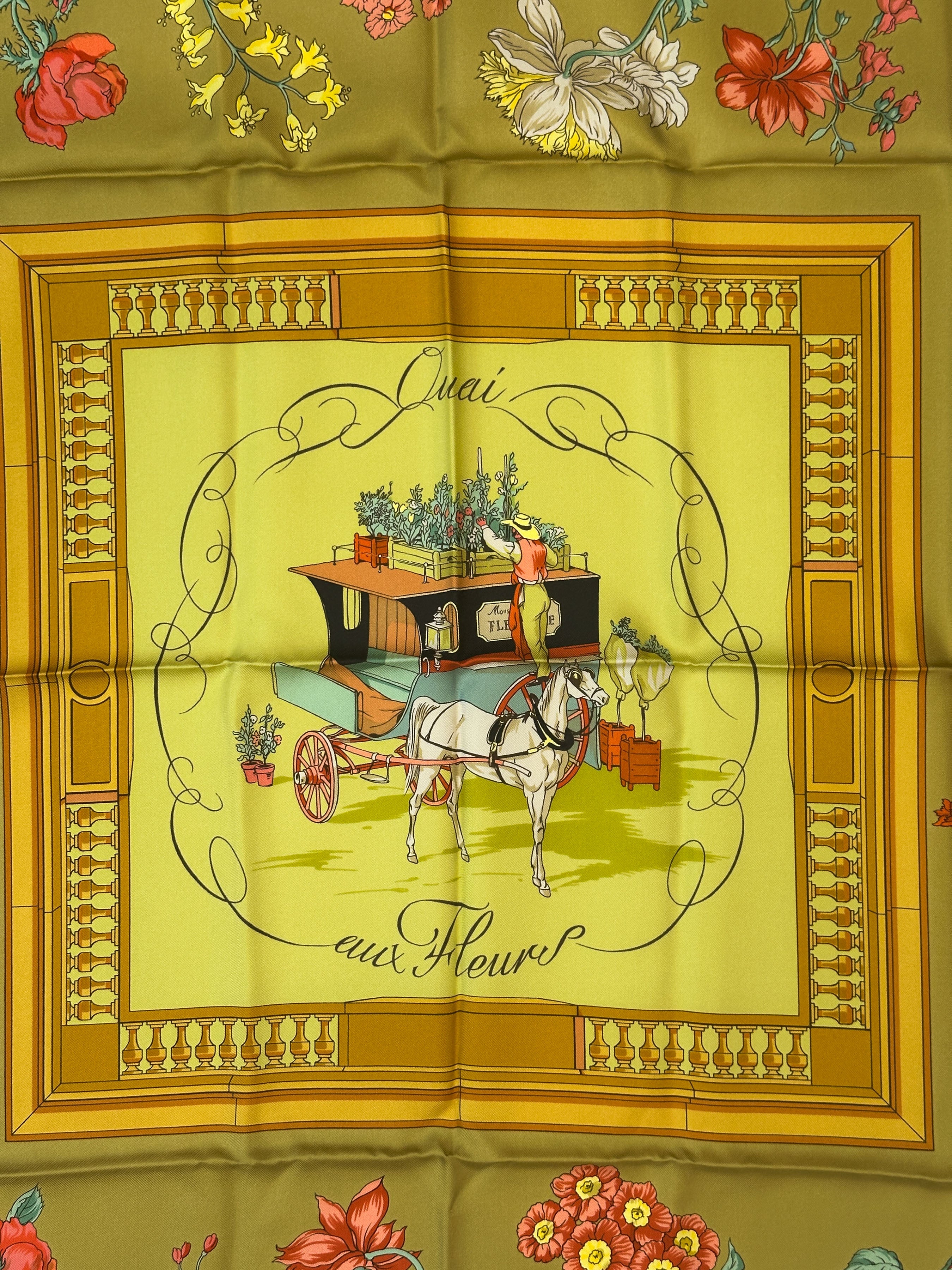 Hermès Quai Aux Fleurs 90