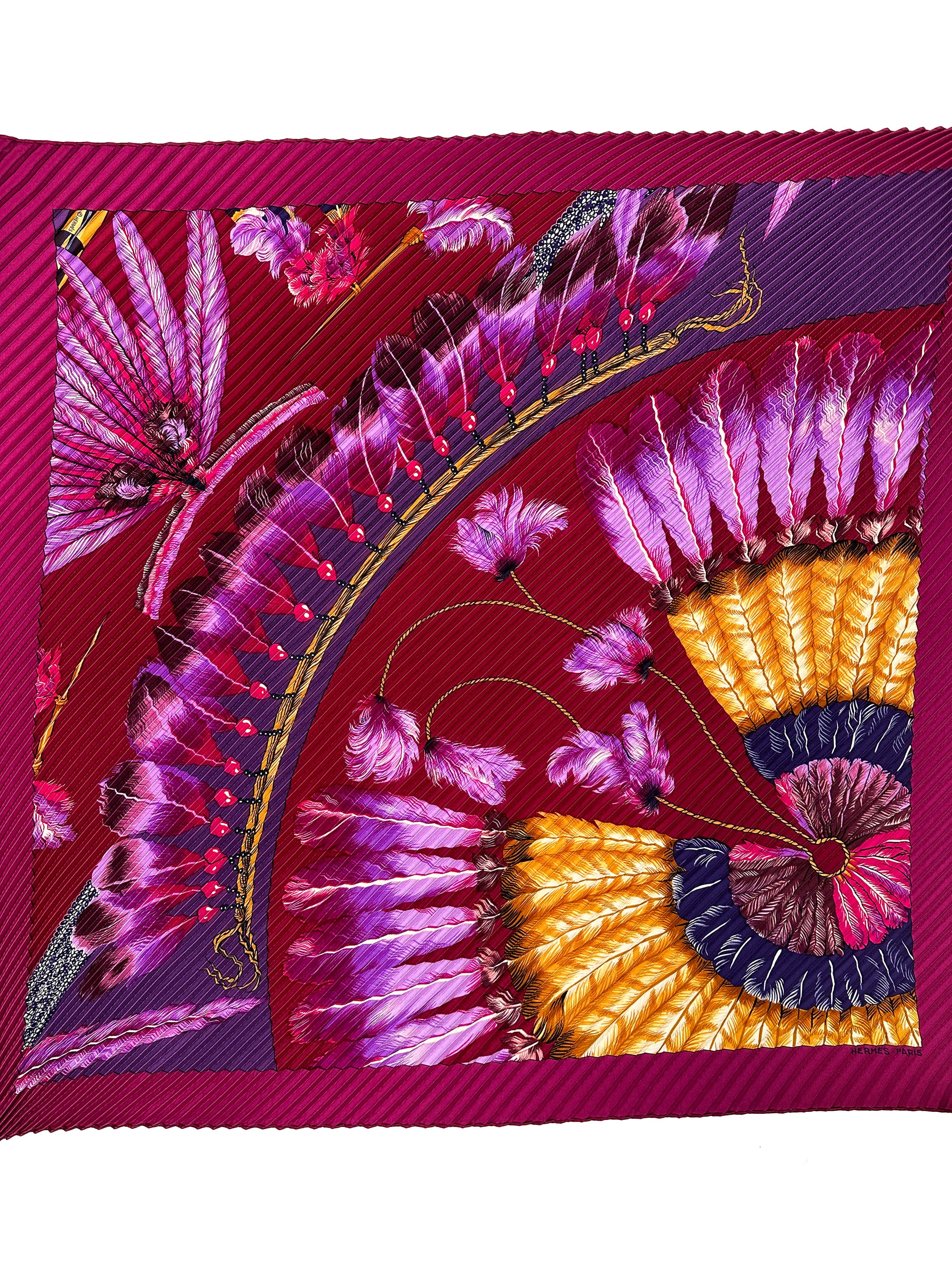 Hermès Brazil Detail Plissé 90