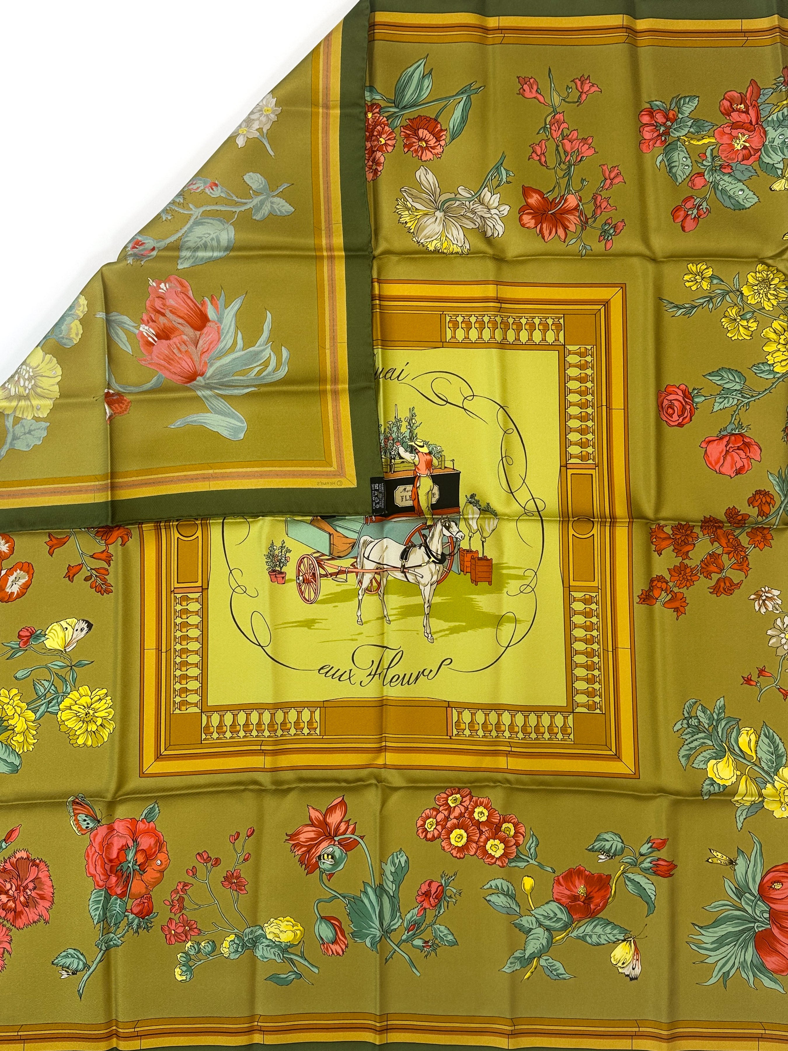 Hermès Quai Aux Fleurs 90