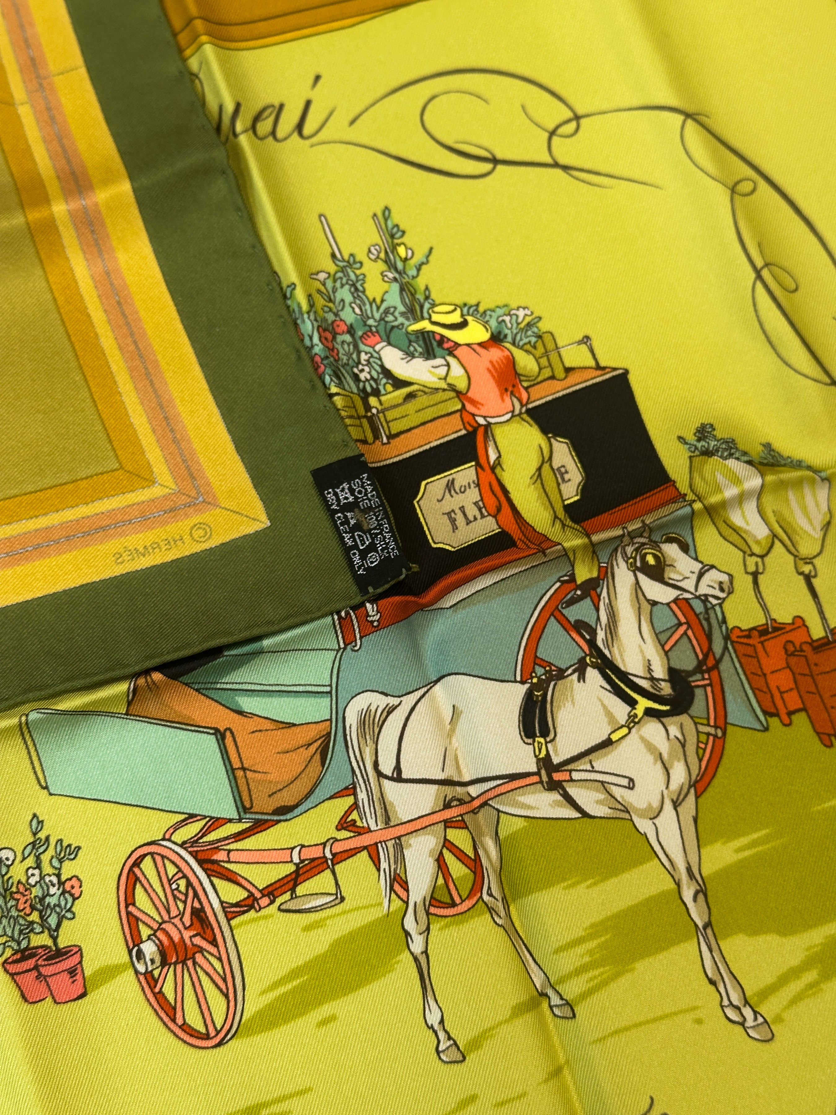 Hermès Quai Aux Fleurs 90