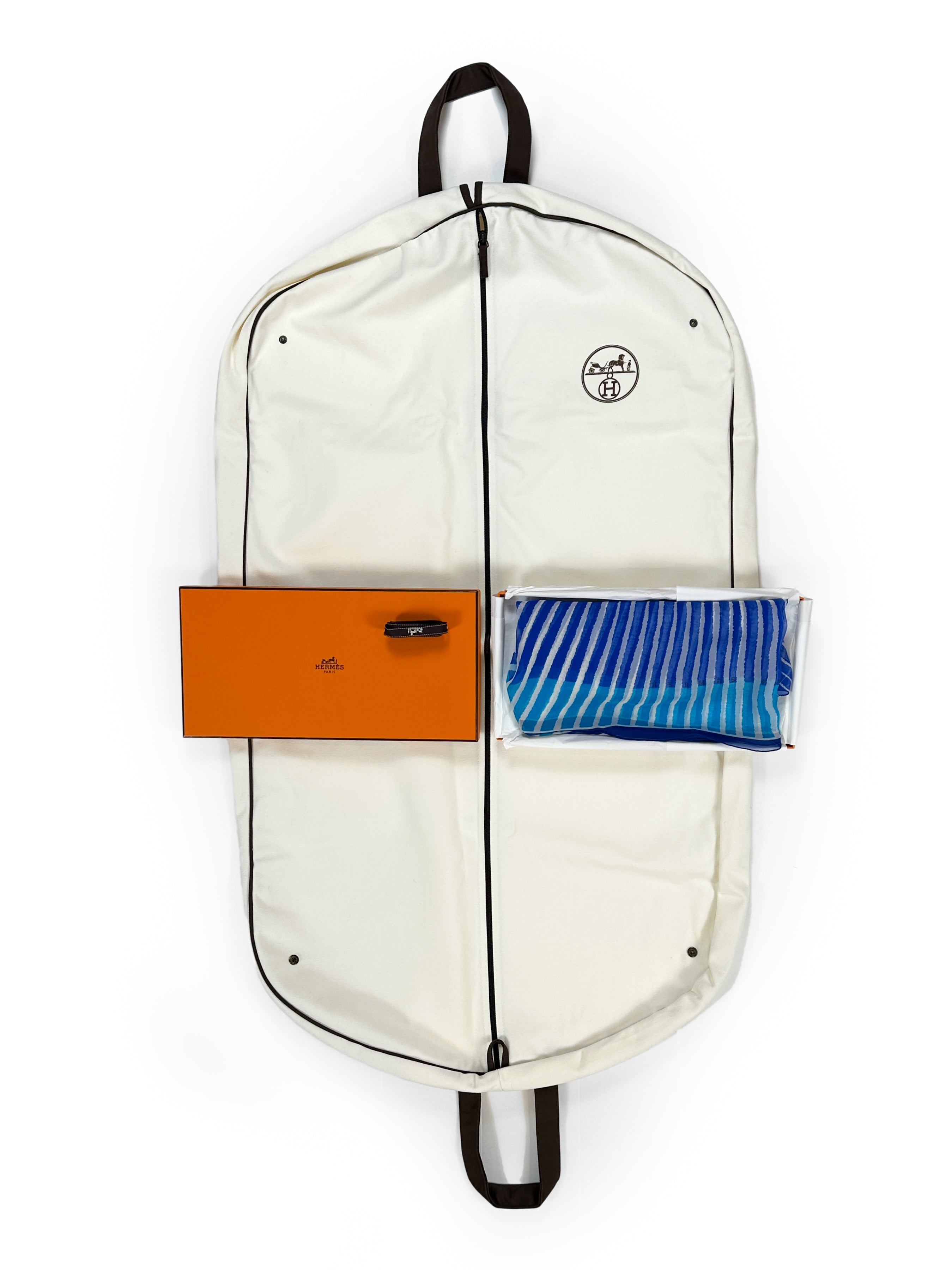 Hermès Soleil Mousseline Top