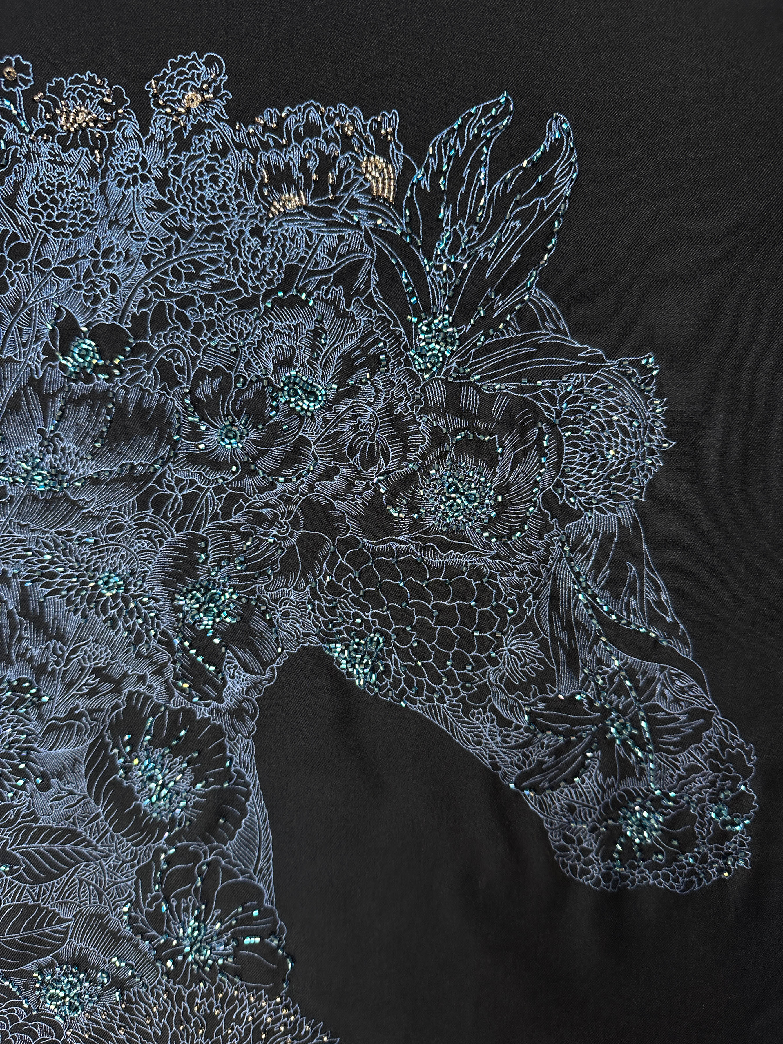 Hermès Robe Légère Beaded Exceptional 90