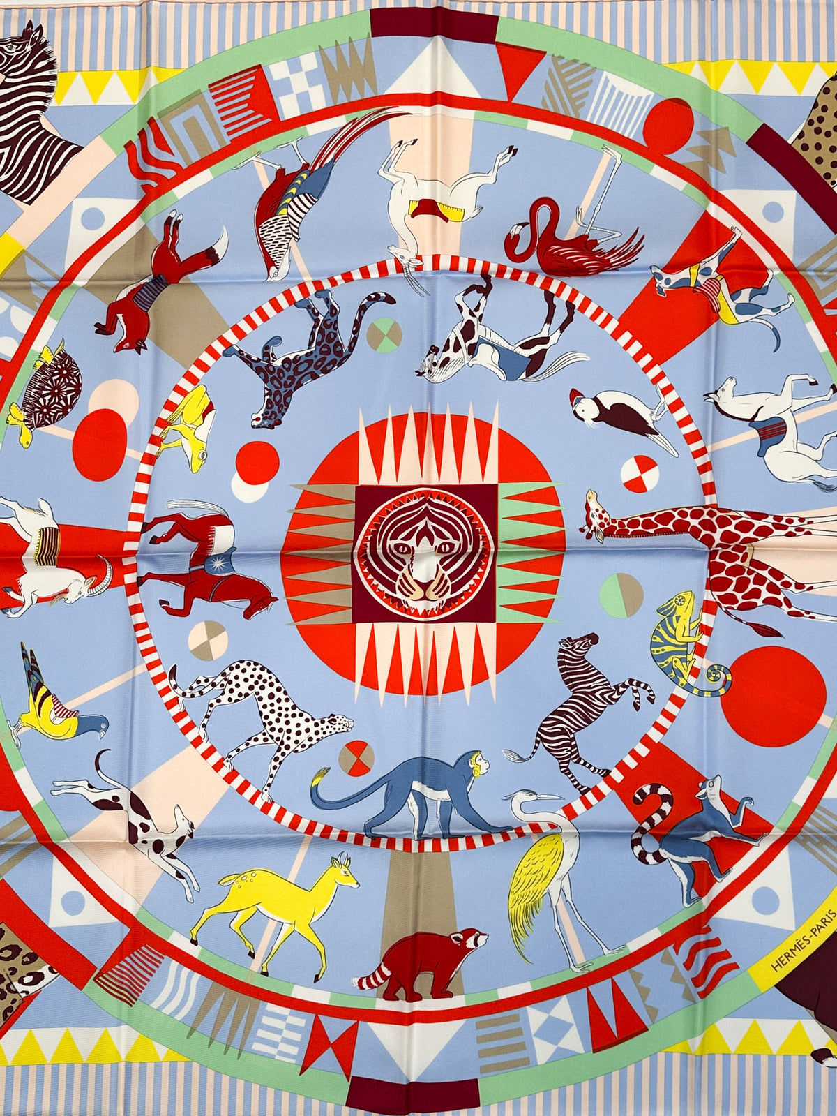 Hermès Le Carrousel du Tigre Royal 90