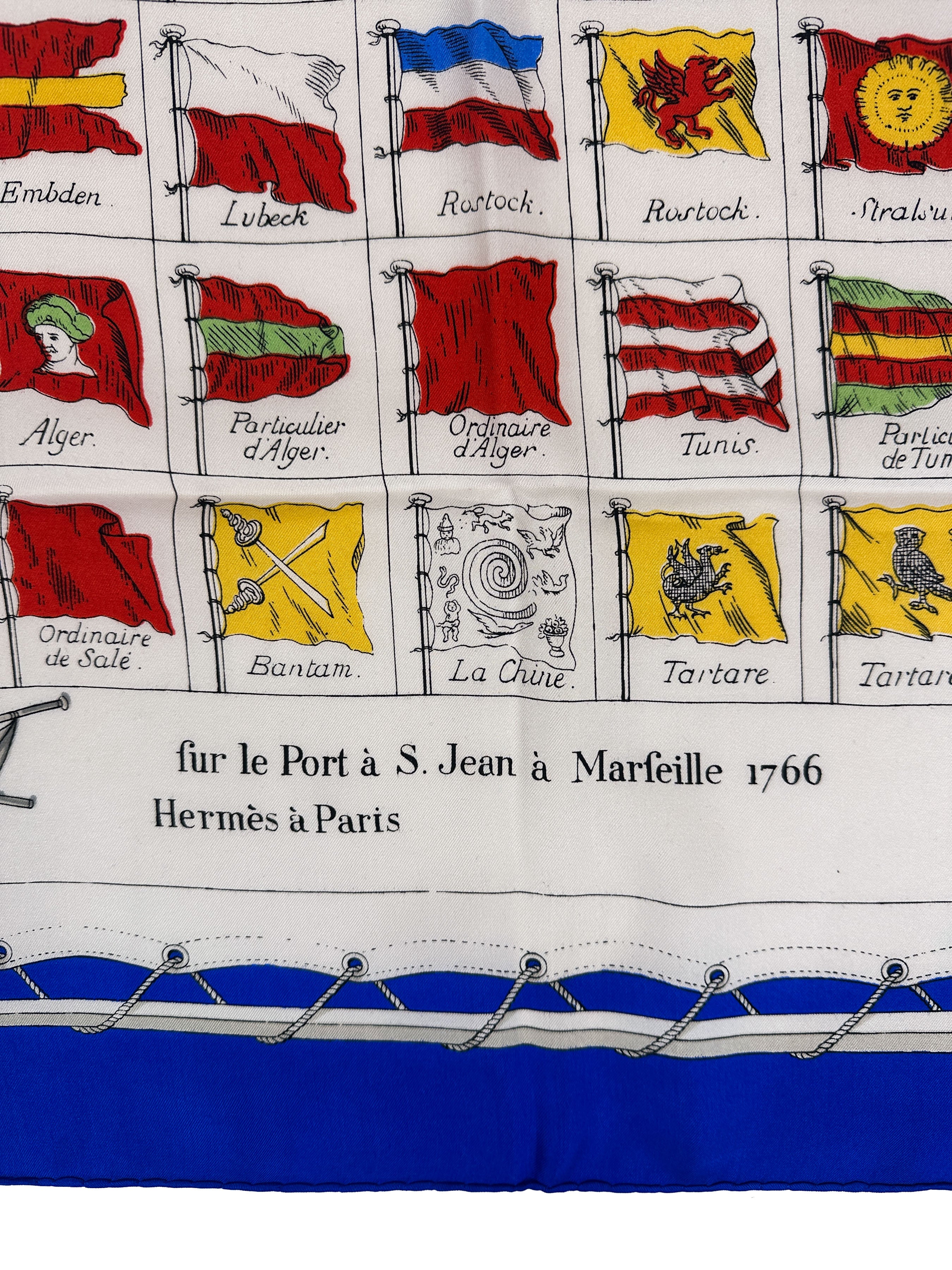 Hermès Tableau des Pavillons que Les Vaisseaux Abordent en Mer 90