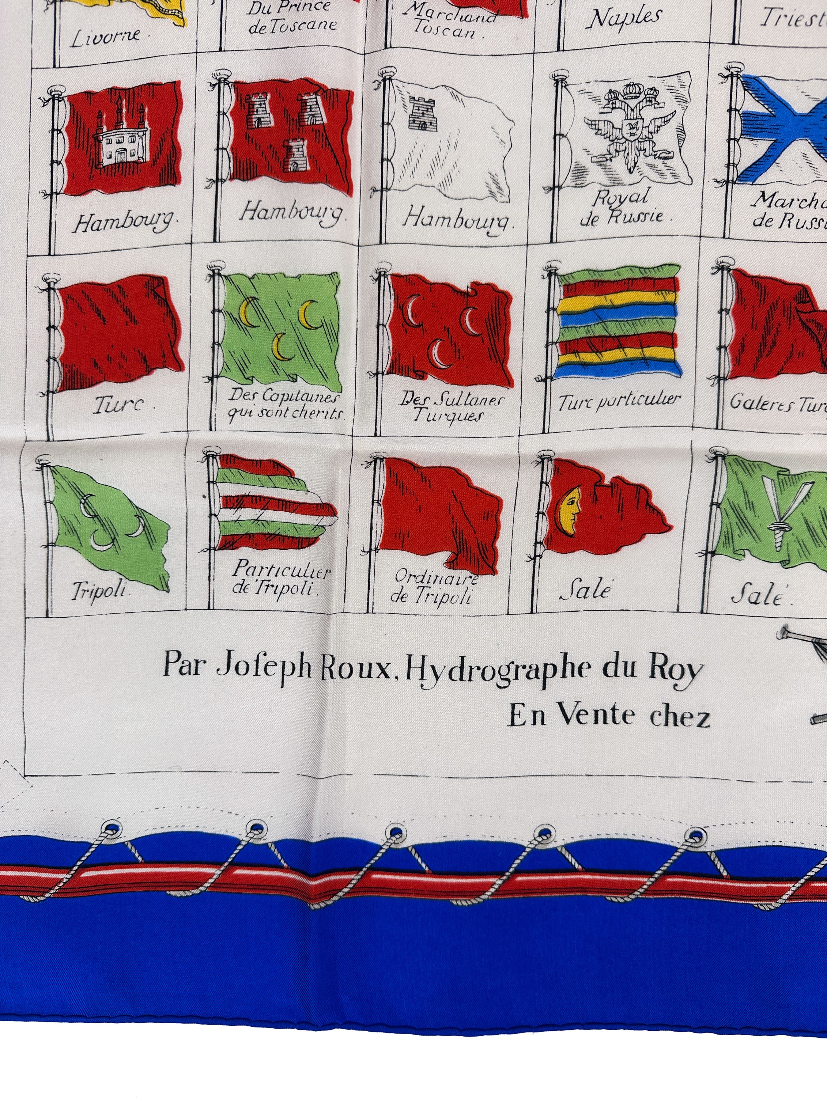 Hermès Tableau des Pavillons que Les Vaisseaux Abordent en Mer 90