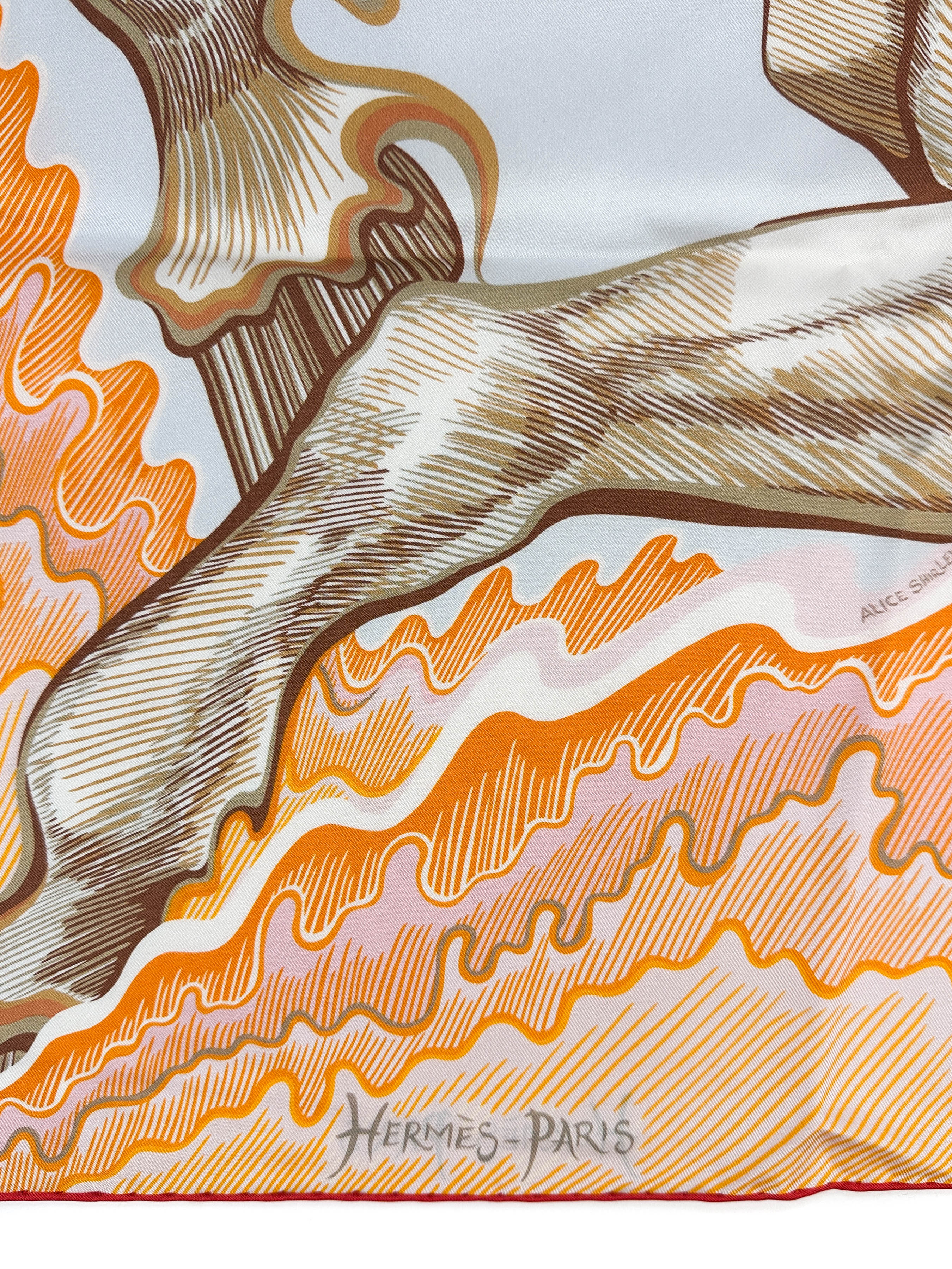 Hermès Cheval Sirene Double Face 90