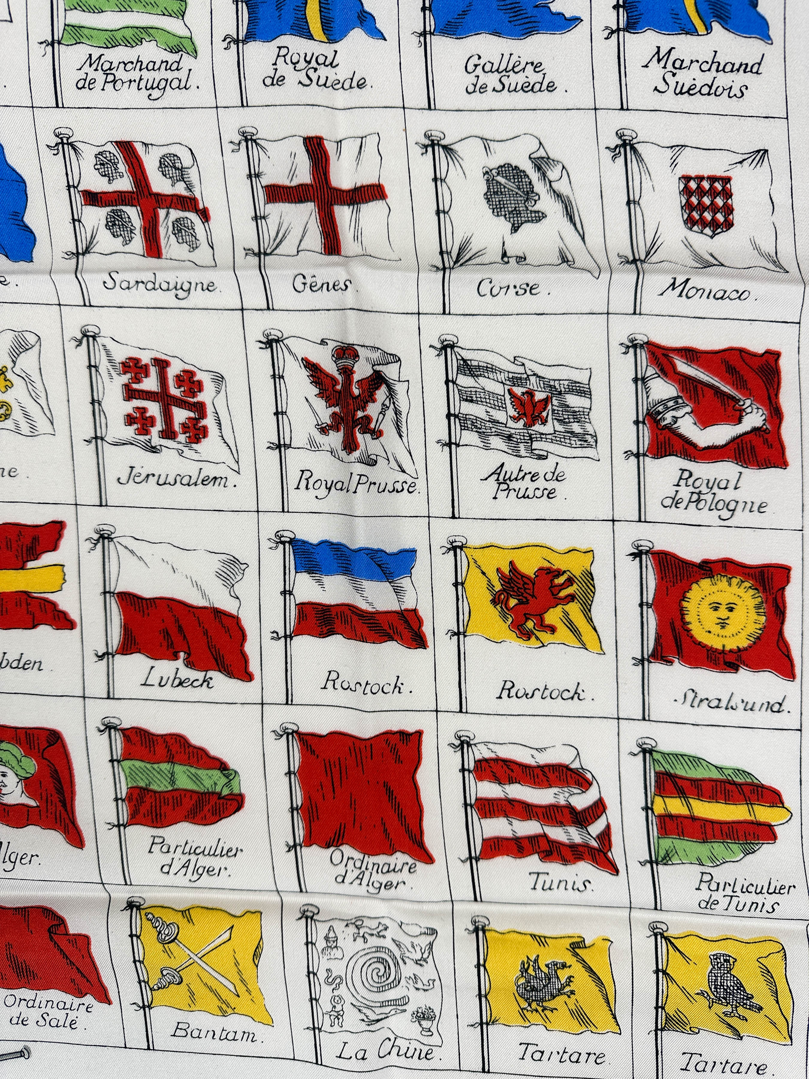 Hermès Tableau des Pavillons que Les Vaisseaux Abordent en Mer 90