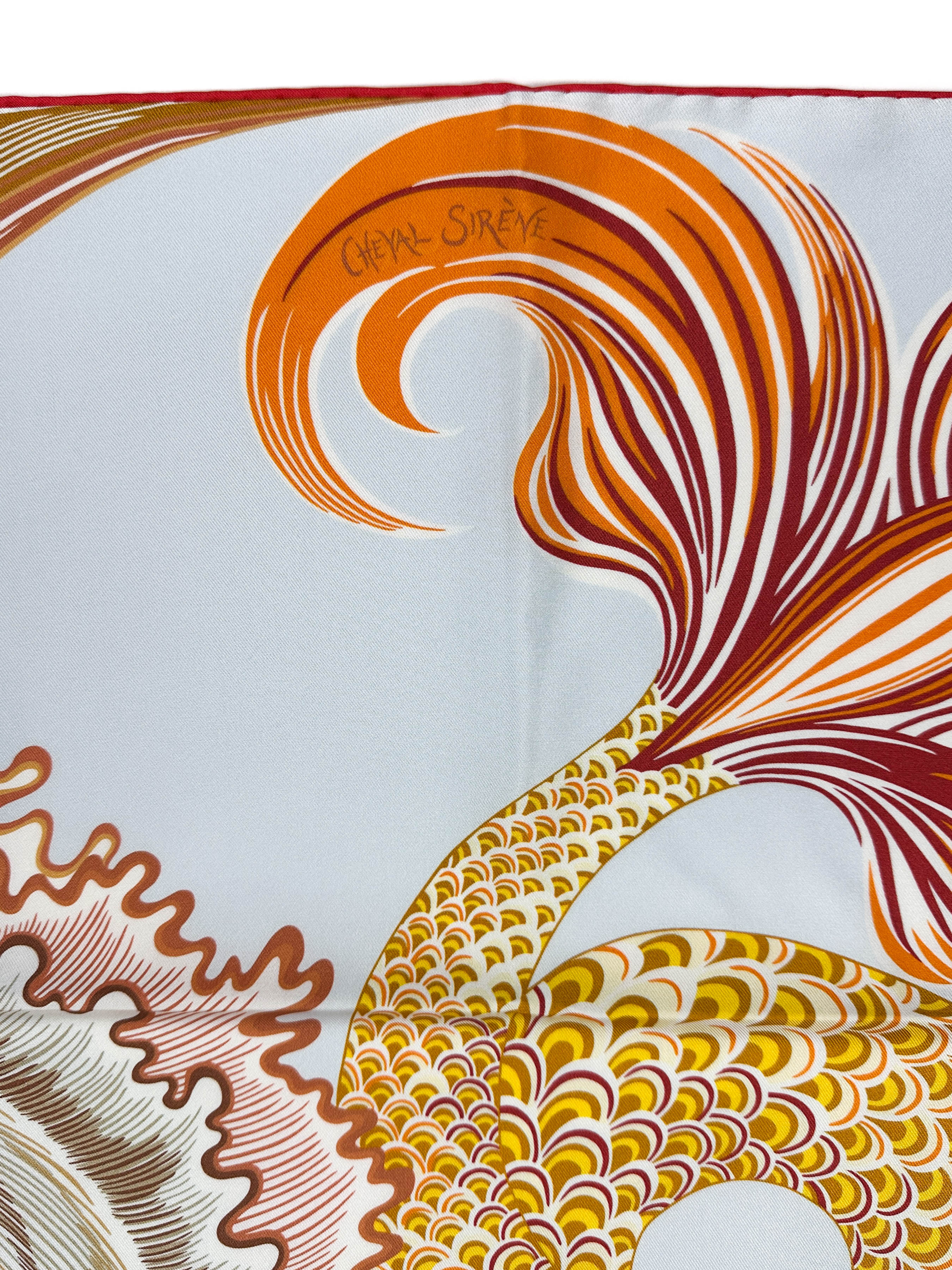 Hermès Cheval Sirene Double Face 90