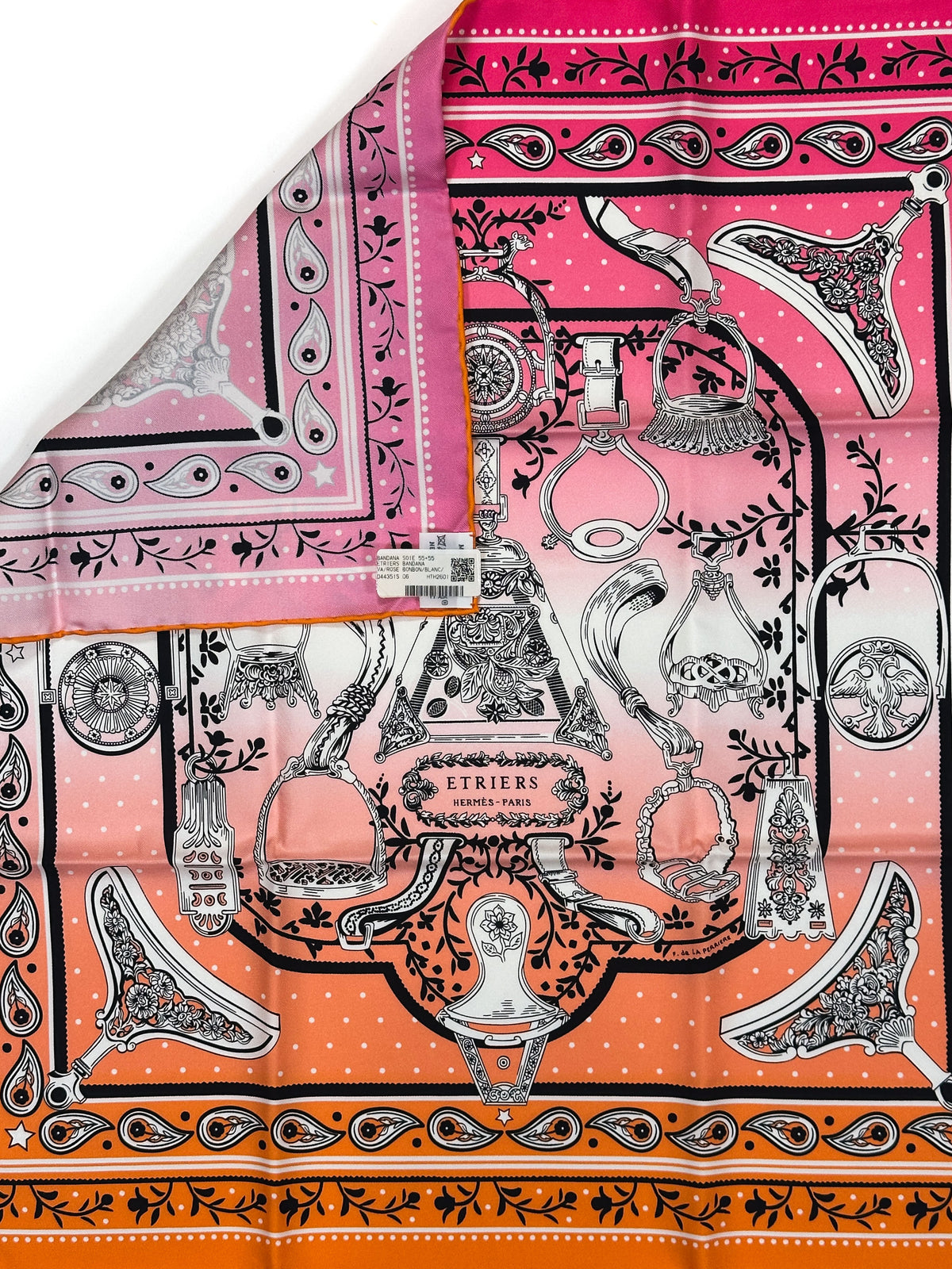 Hermès Etriers Remix Bandana 55