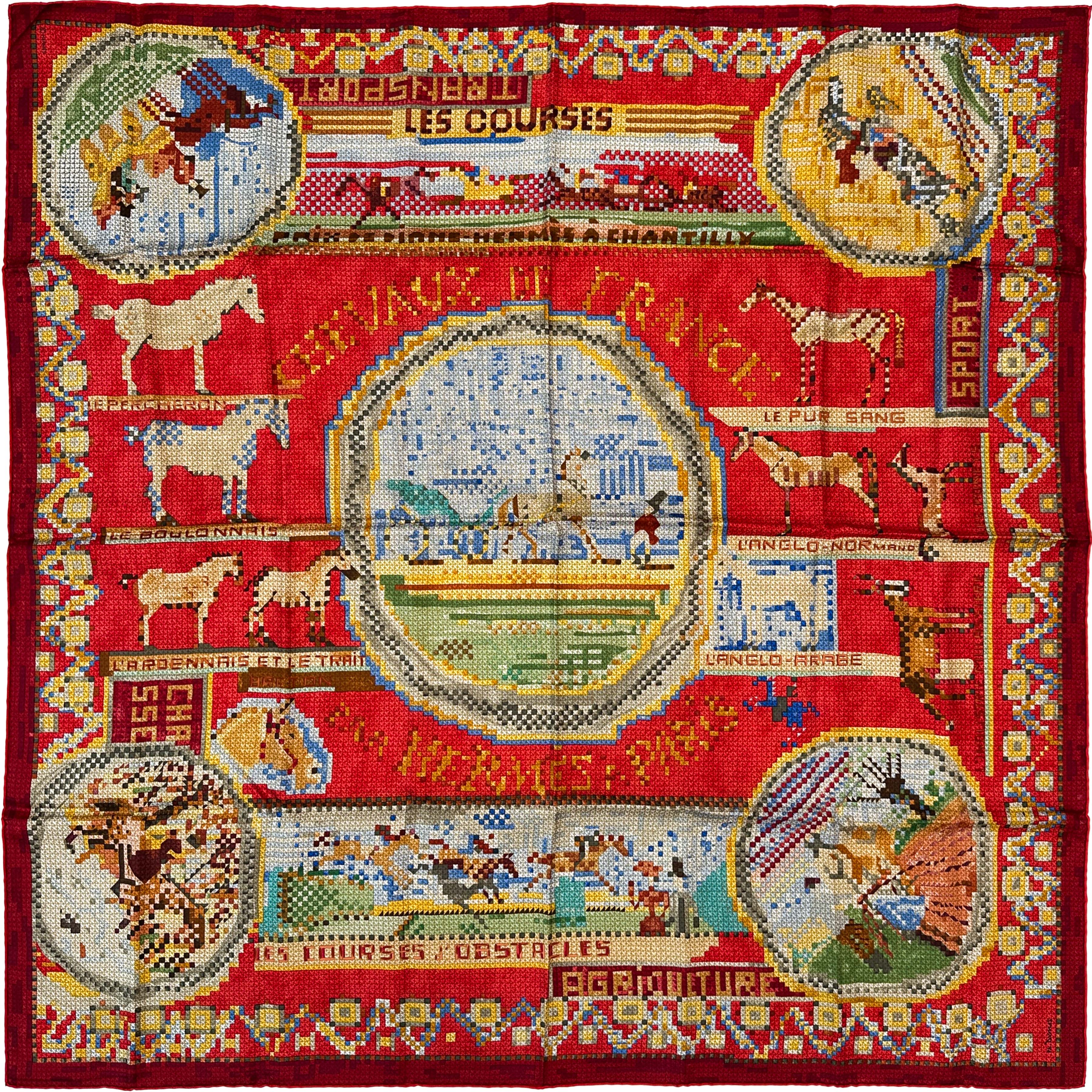 Hermès Chevaux de France 90