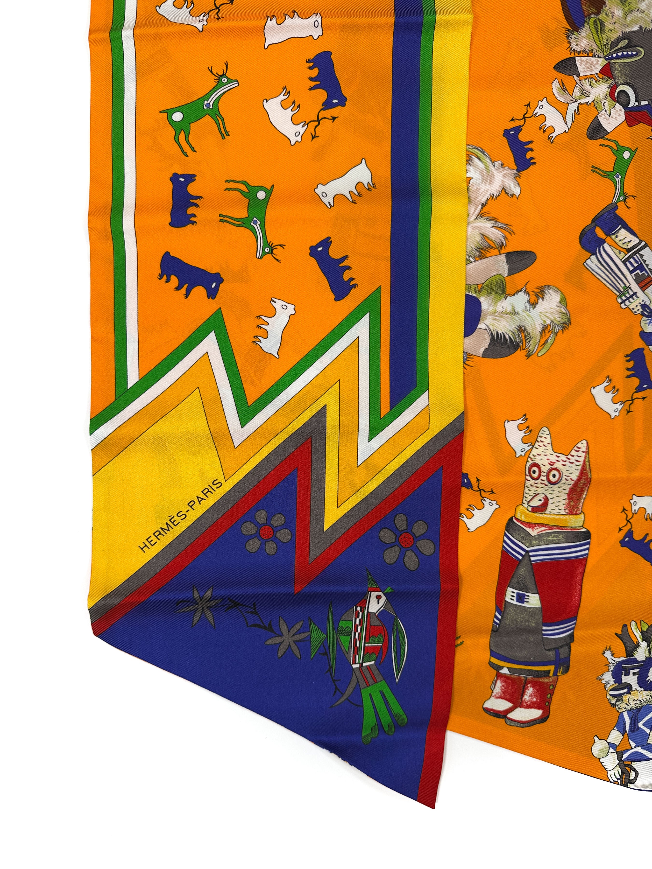 Hermès Kachinas Maxi Twilly Slim