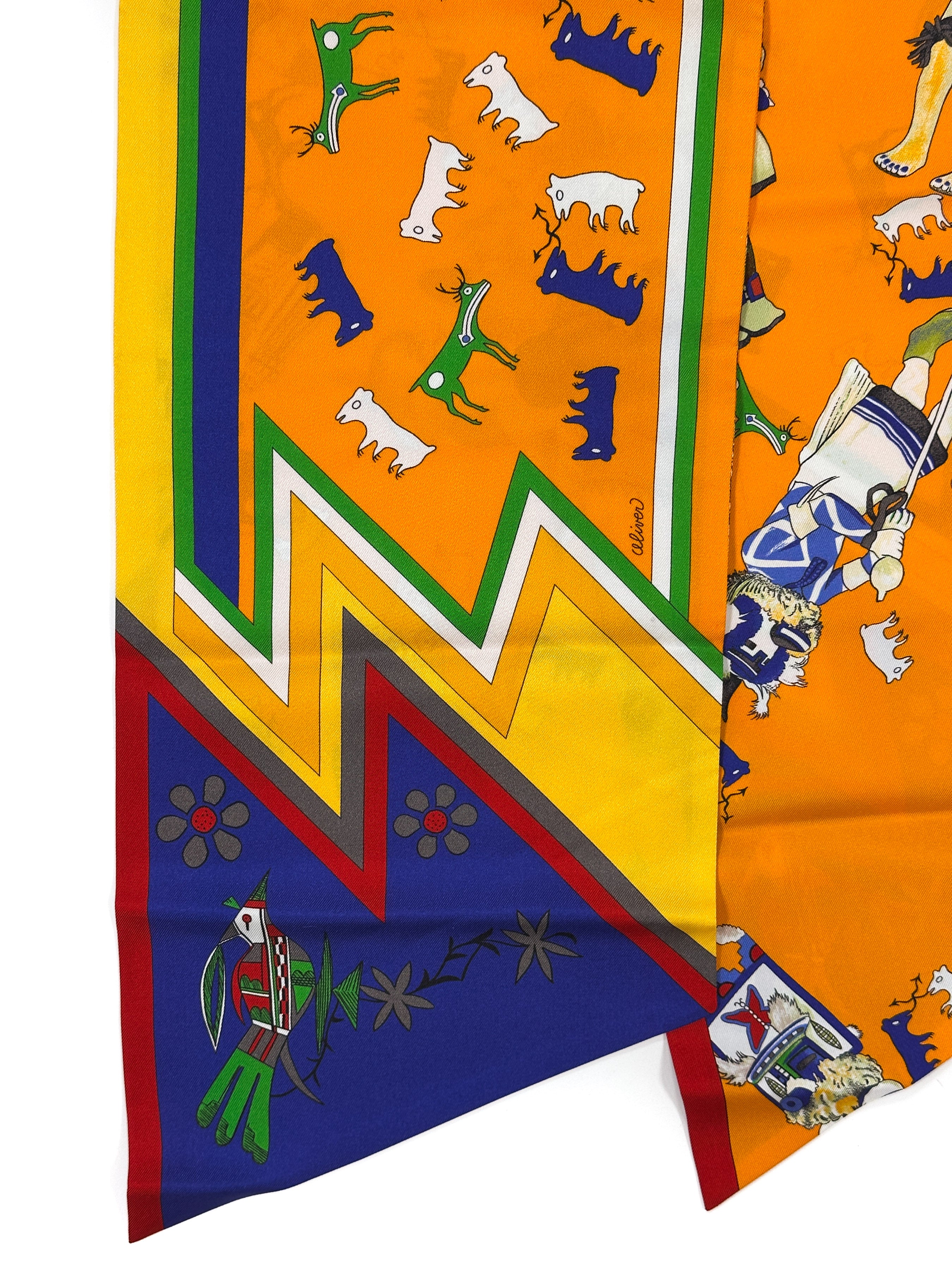 Hermès Kachinas Maxi Twilly Slim