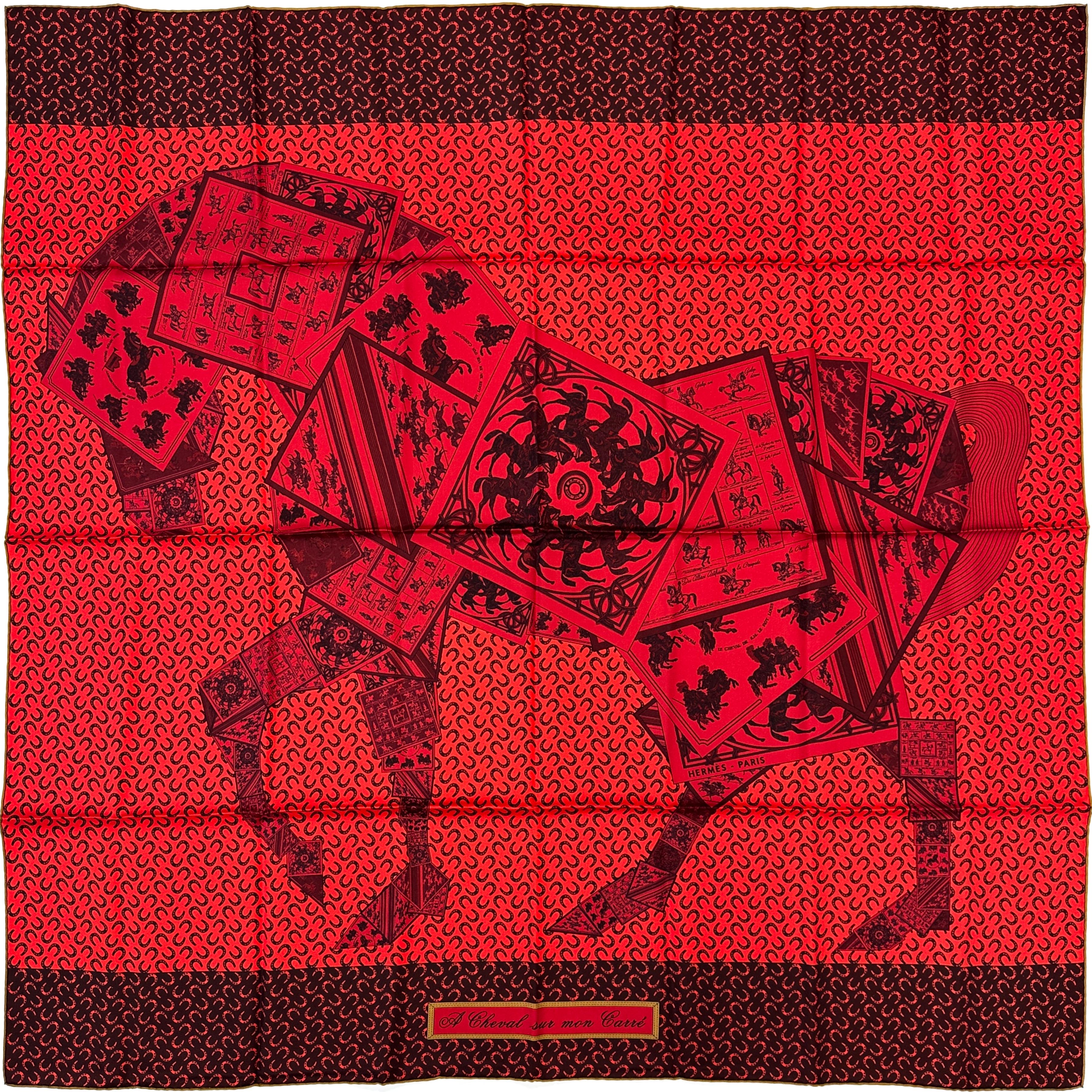 Hermès À Cheval Sur Mon Carré 90