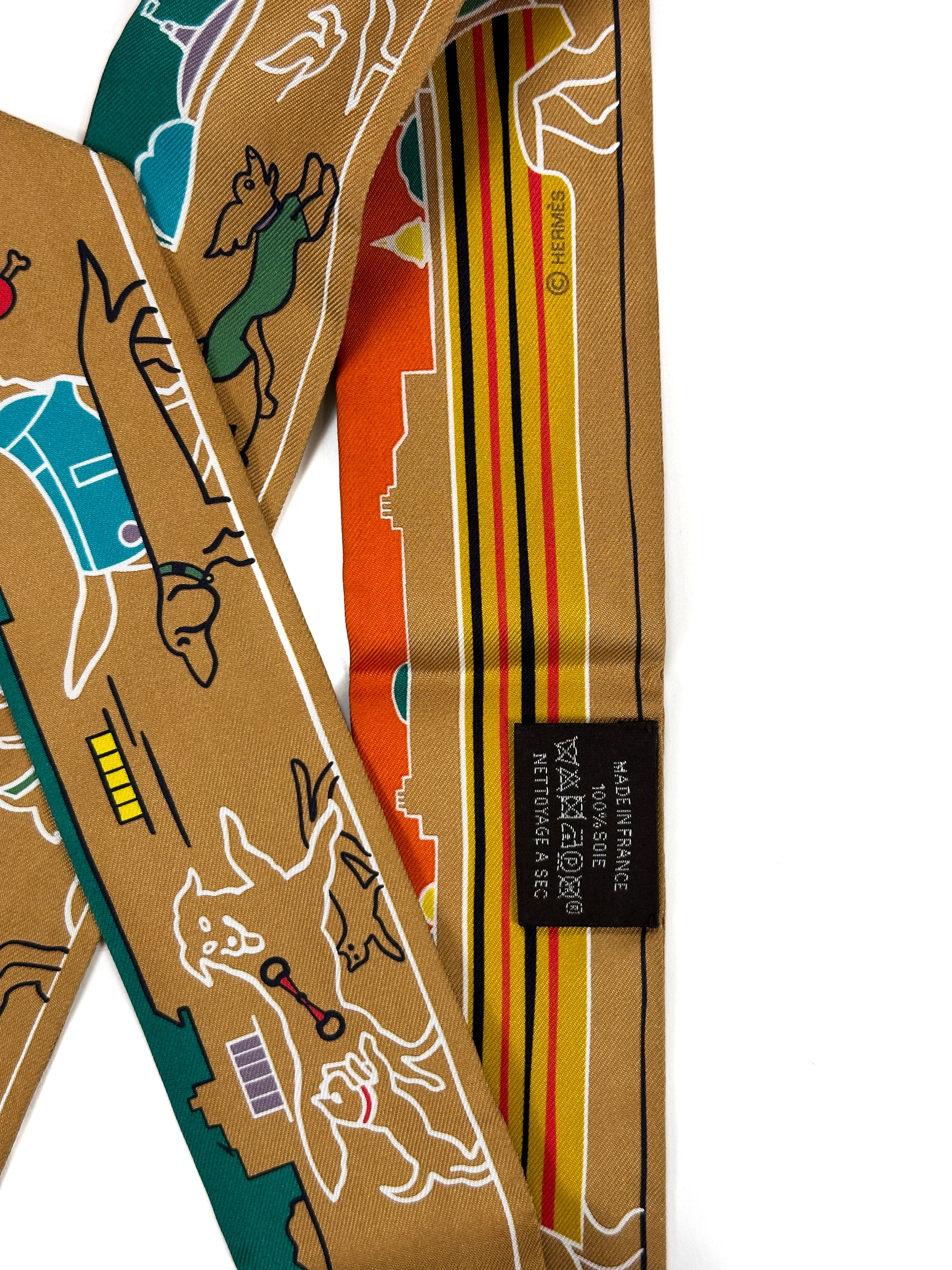 Hermès Les Chiens Parisiens Twilly