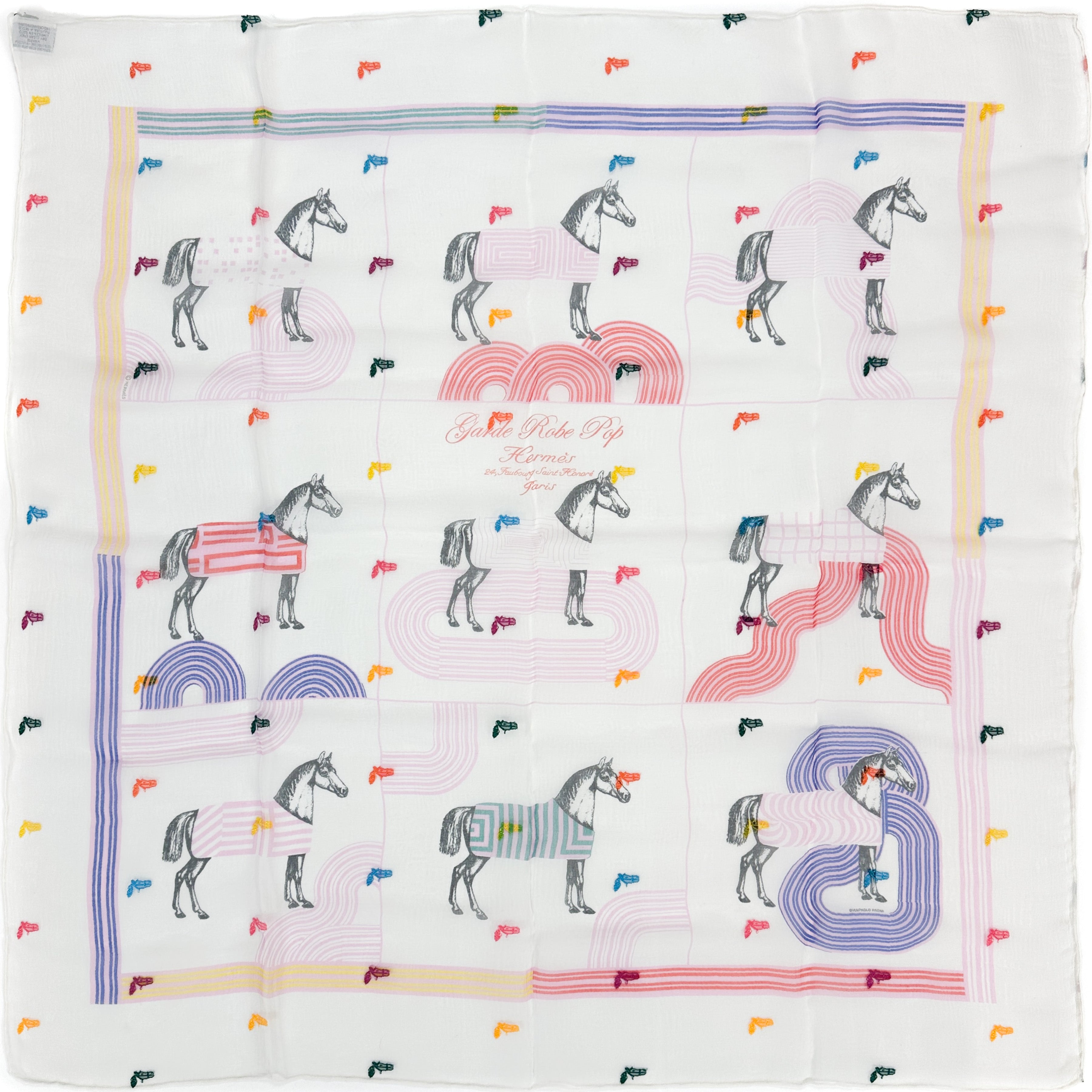 Hermès Garde-Robe Pop Confetti Mousseline 80