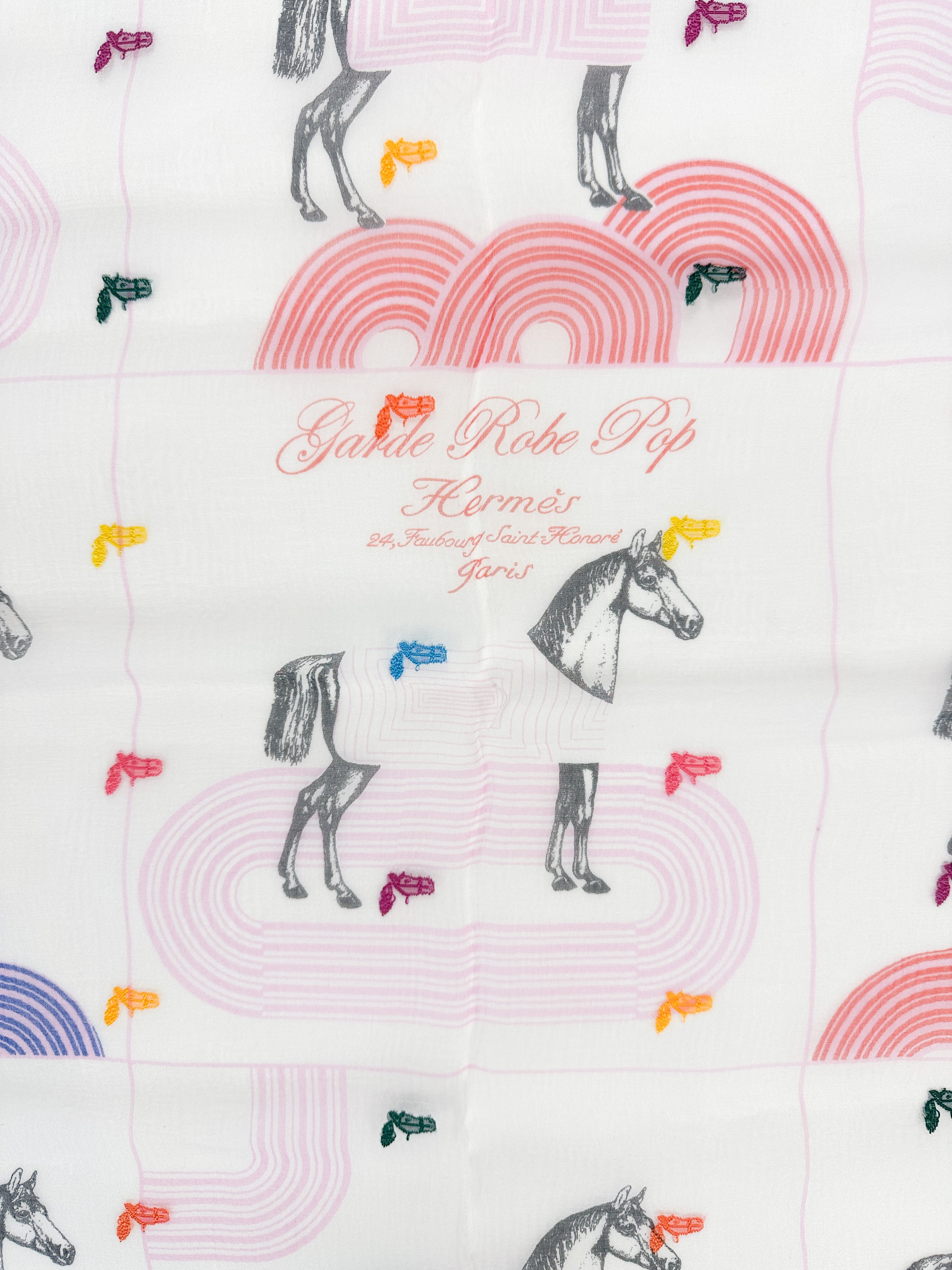 Hermès Garde-Robe Pop Confetti Mousseline 80