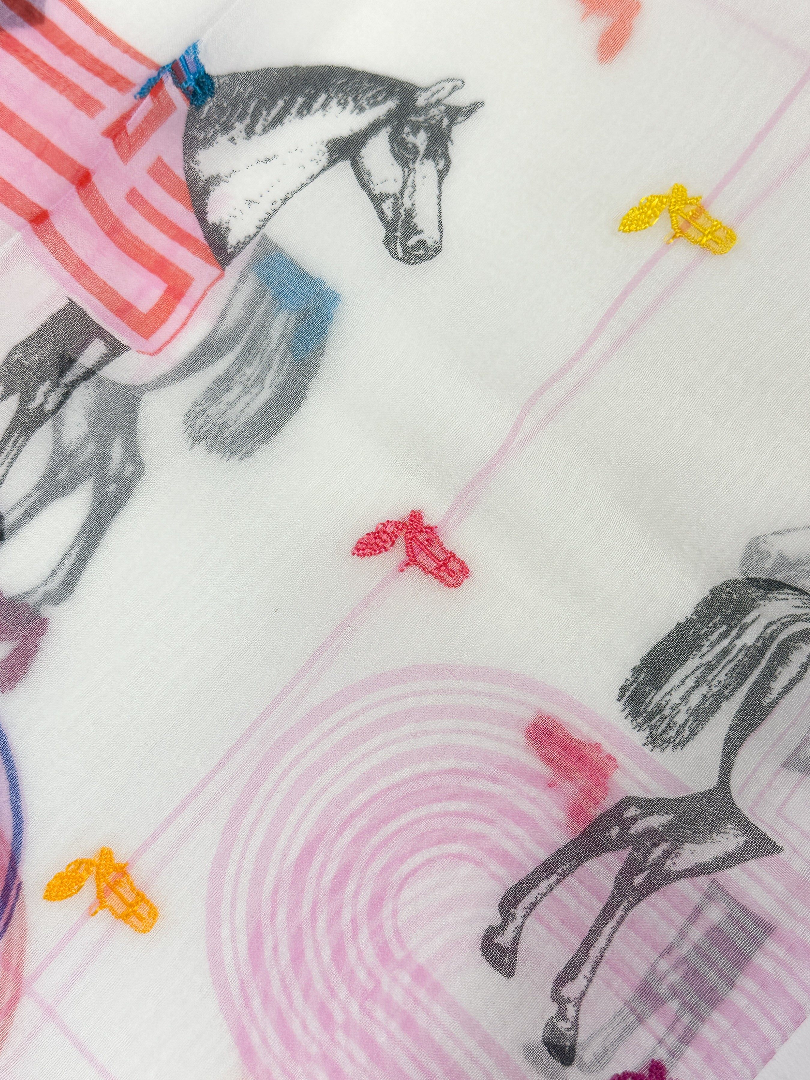 Hermès Garde-Robe Pop Confetti Mousseline 80
