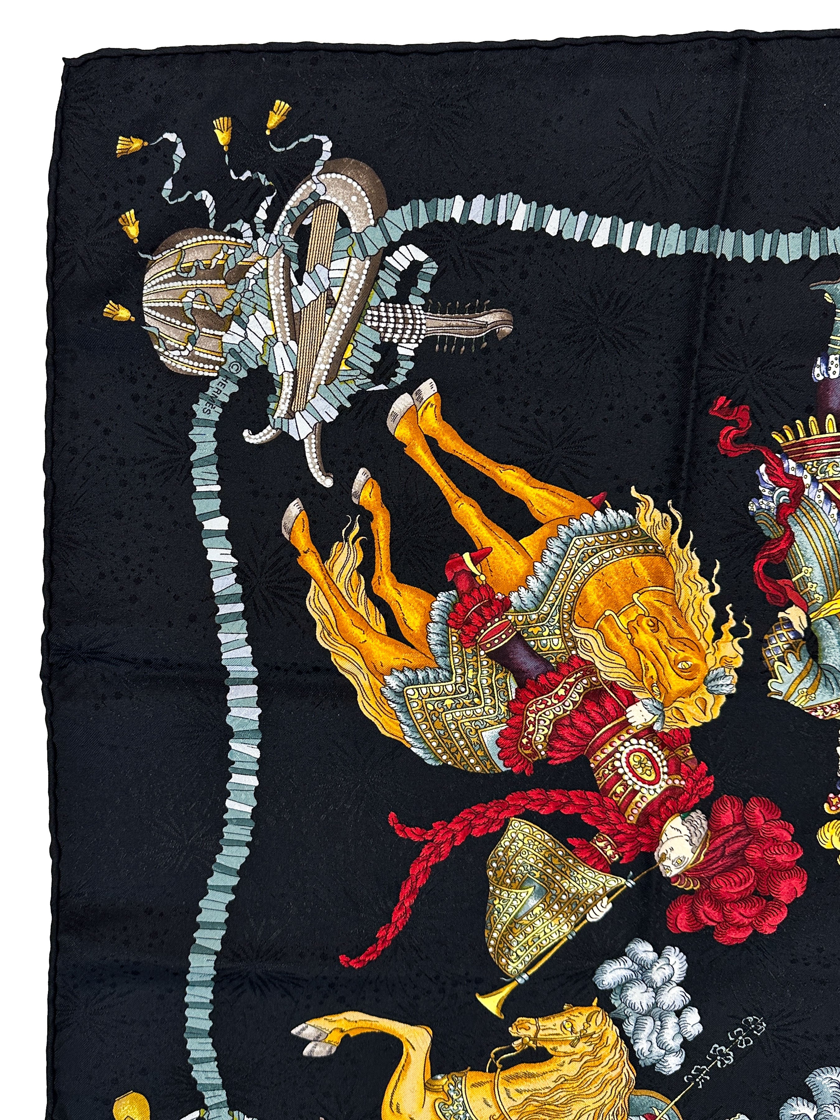 Hermès Les Fêtes du Roi Soleil Jacquard 90
