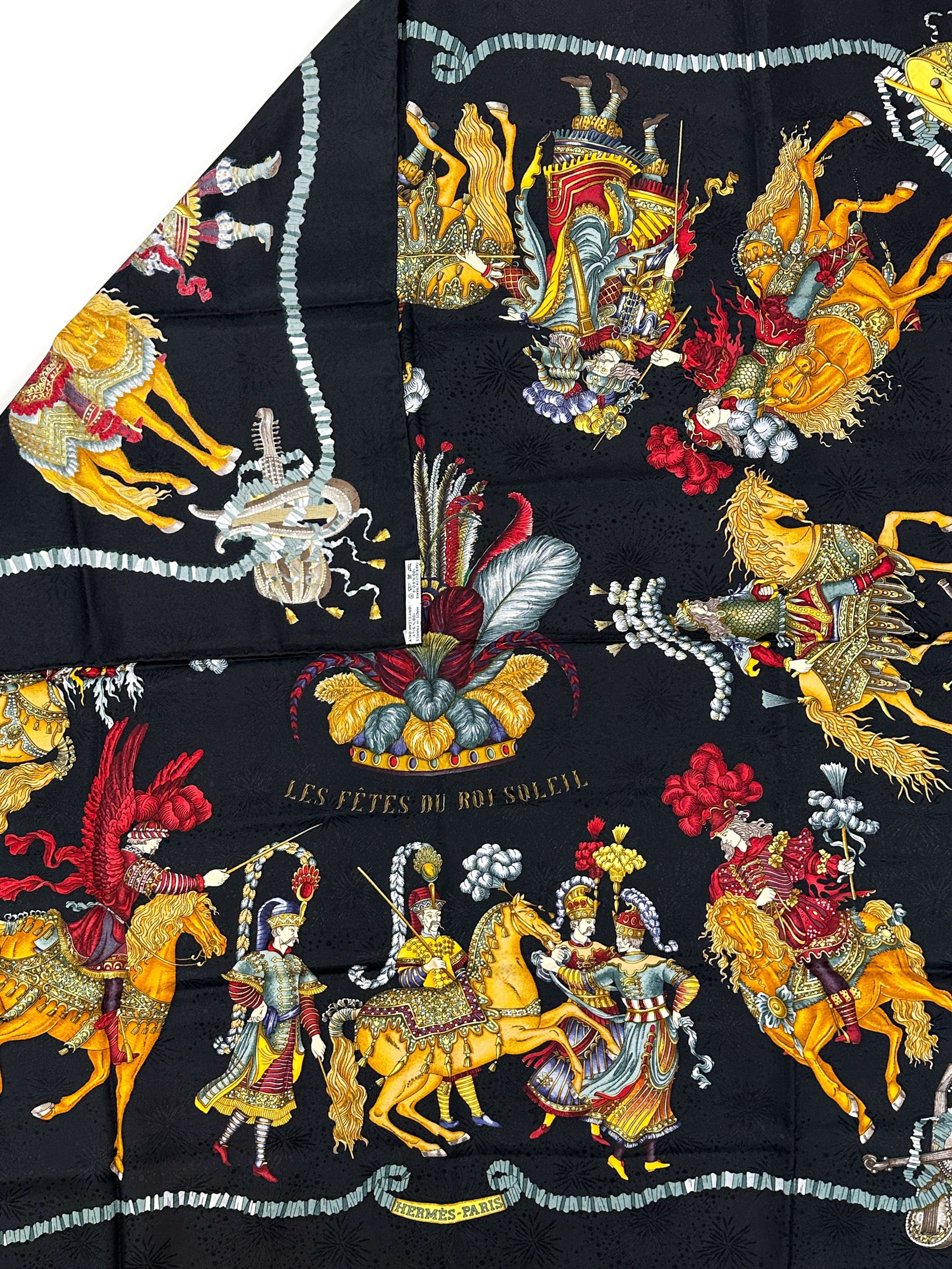 Hermès Les Fêtes du Roi Soleil Jacquard 90
