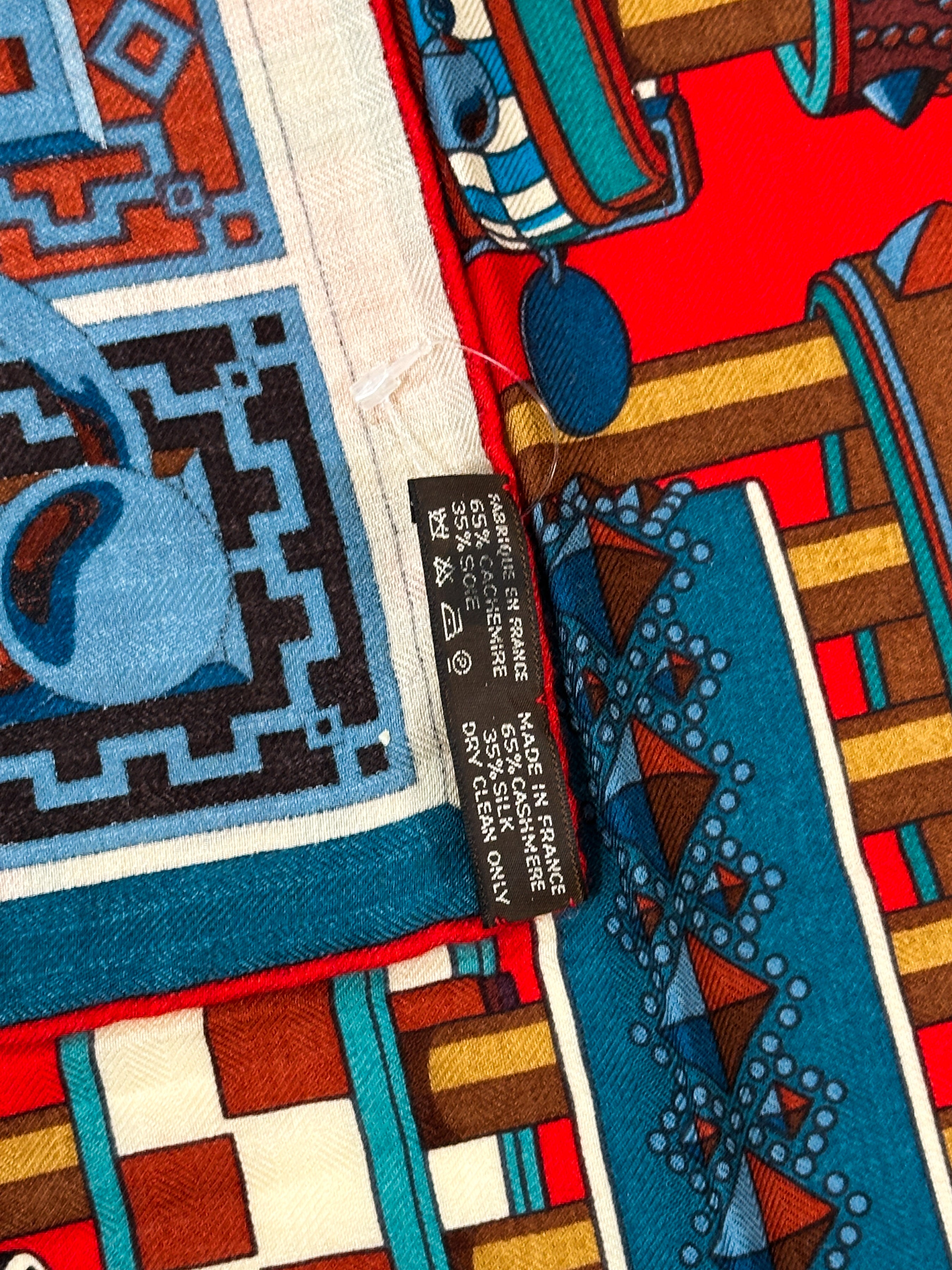 Hermès Colliers de Chiens Cashmere Silk 140