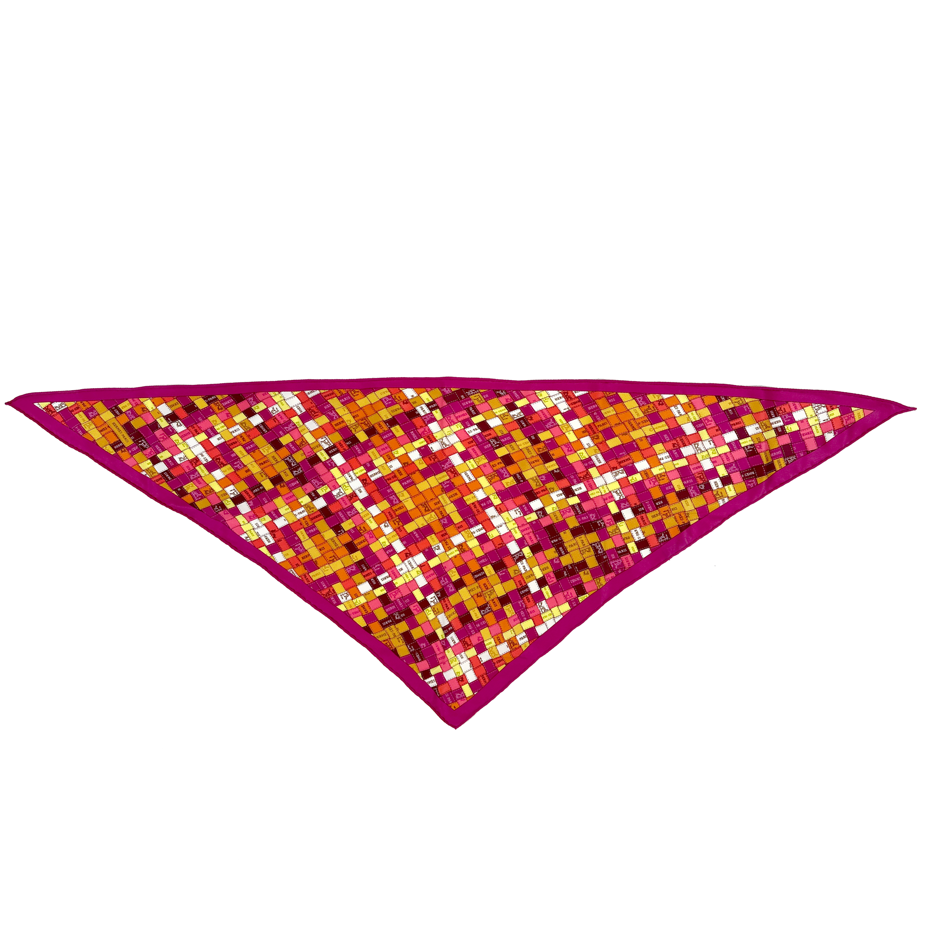 Hermès Bolduc au Carré Silk Triangle