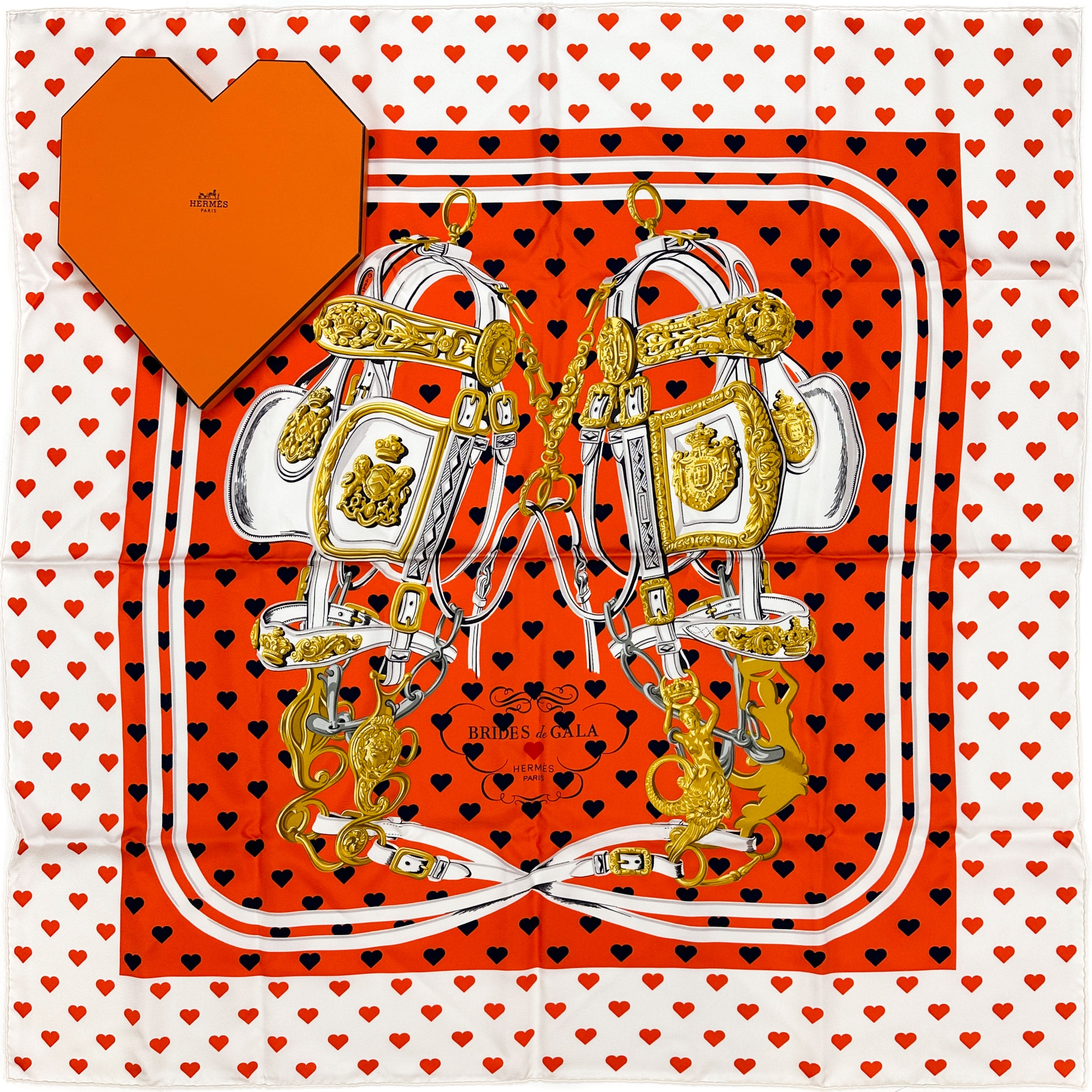 Hermès Brides de Gala Love 90