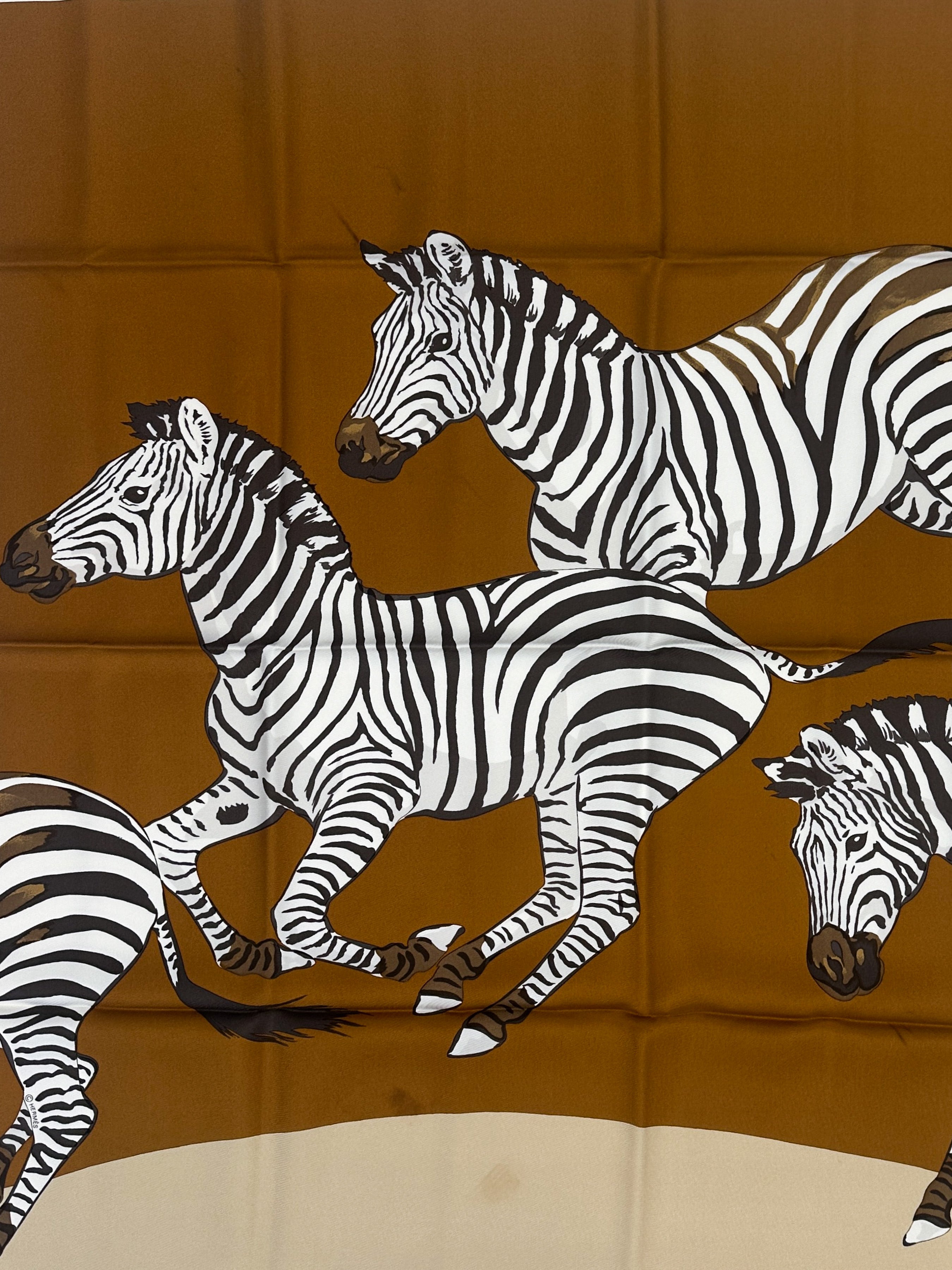 Hermès Les Zebres II 90