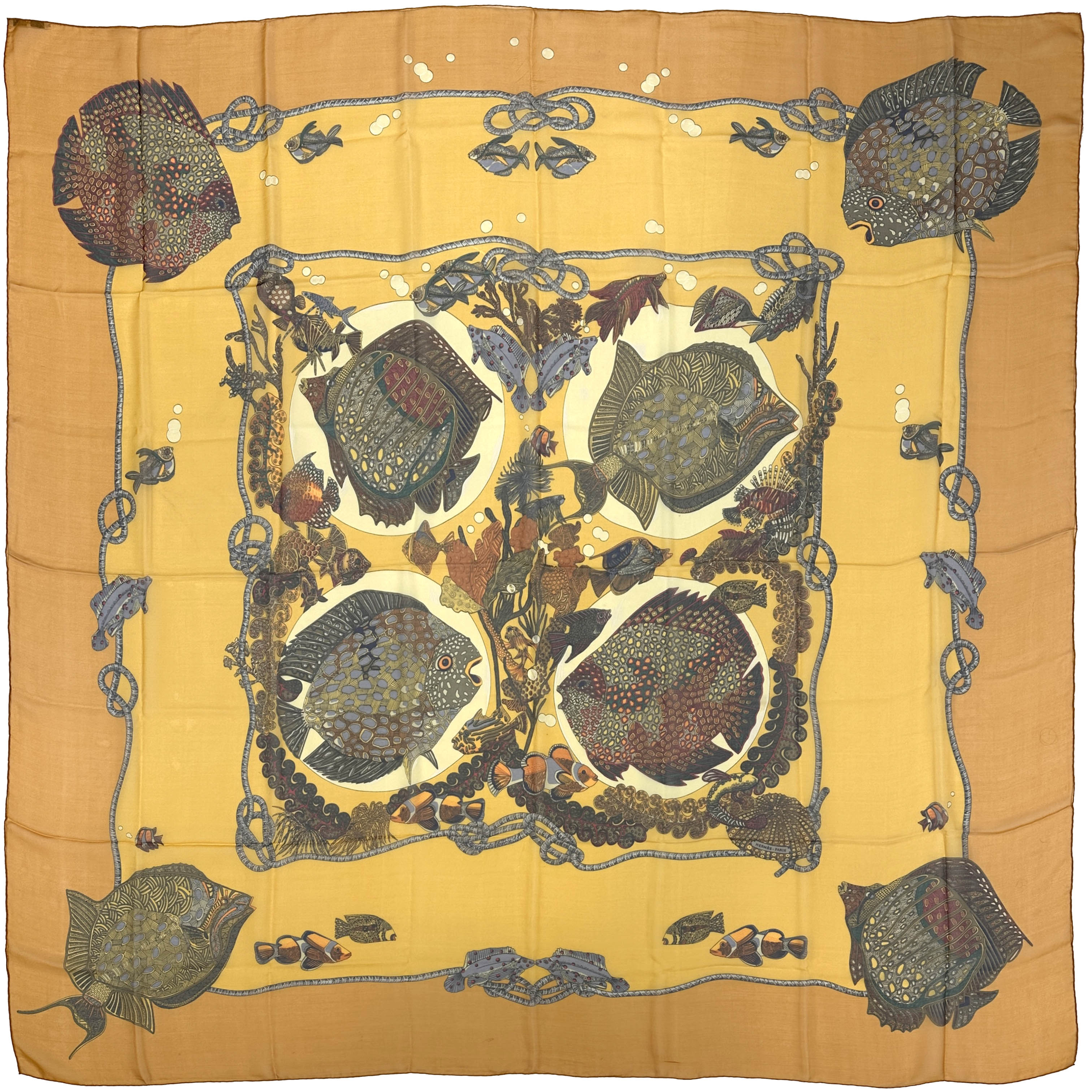 Hermès Grands Fonds Mousseline 140