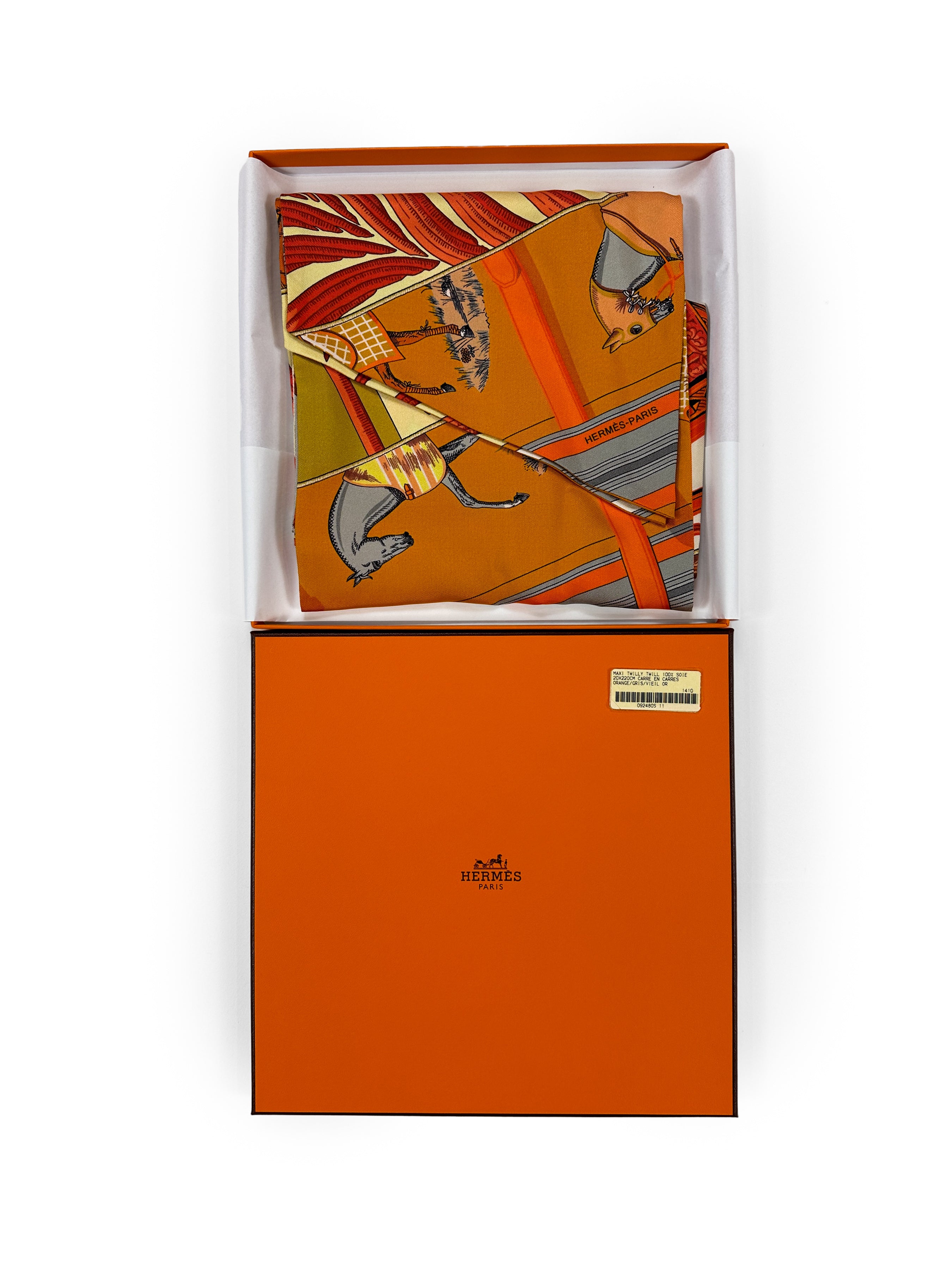 Hermès Carré en Carrés Maxi Twilly