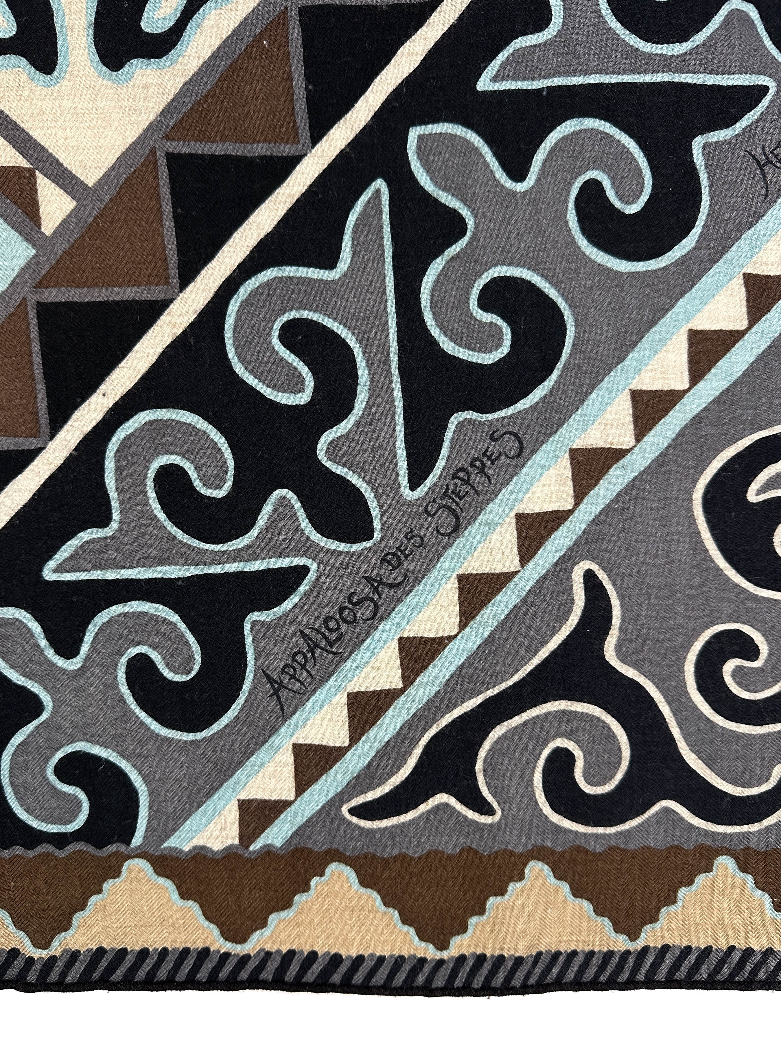 Hermès Appaloosa des Steppes Cashmere Silk 140