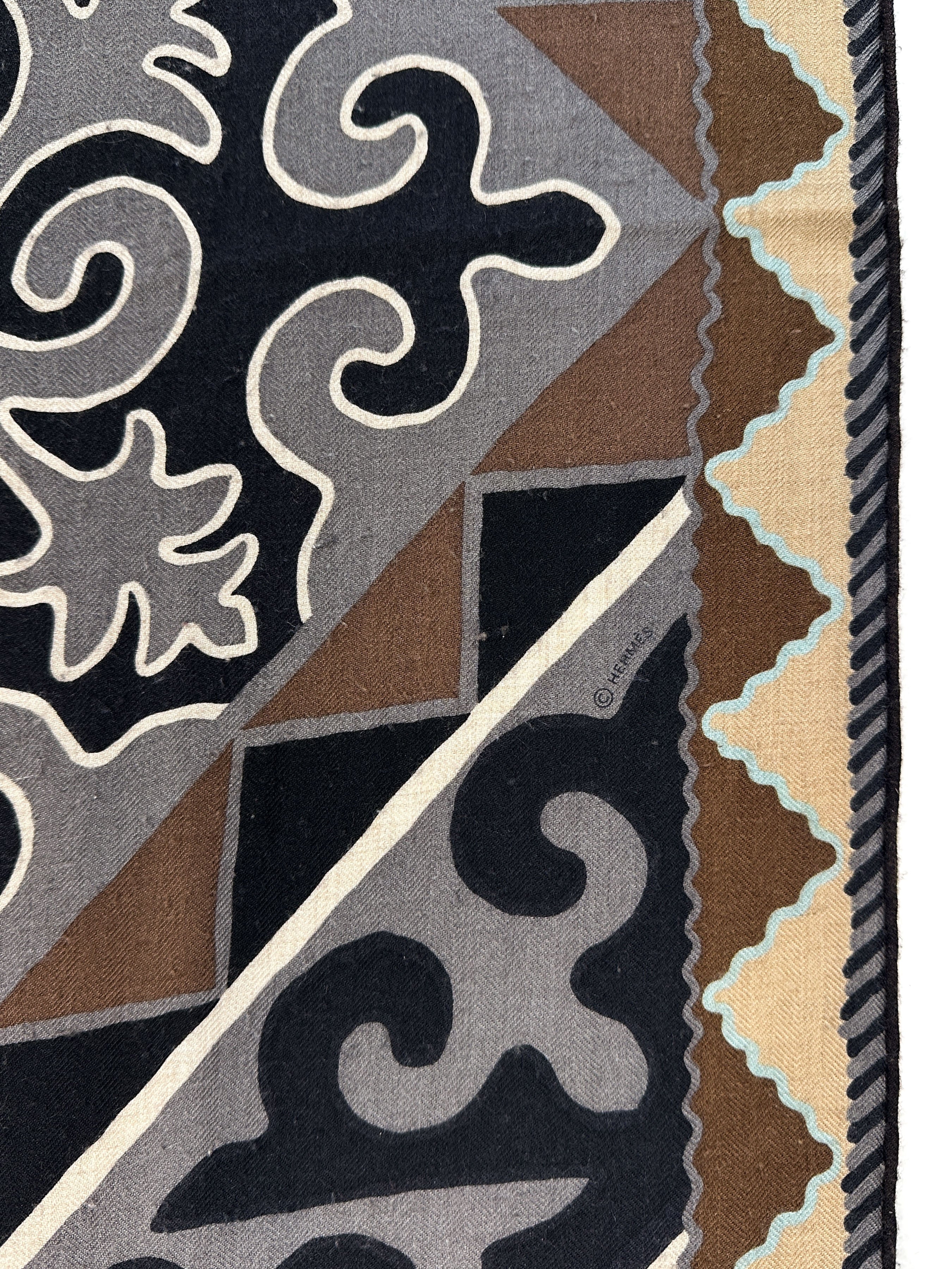 Hermès Appaloosa des Steppes Cashmere Silk 140