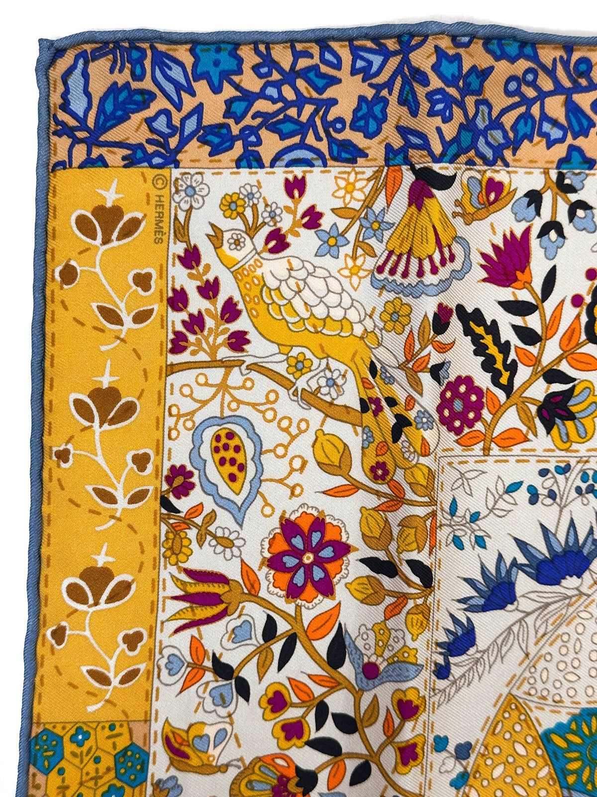 Hermès Piqué Fleuri de Provence 45